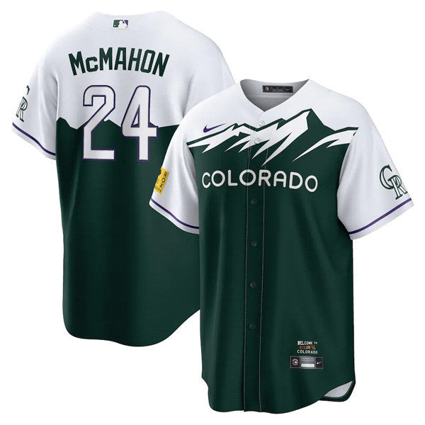 Colorado Cool Base City Connect Player Jersey – Stitched