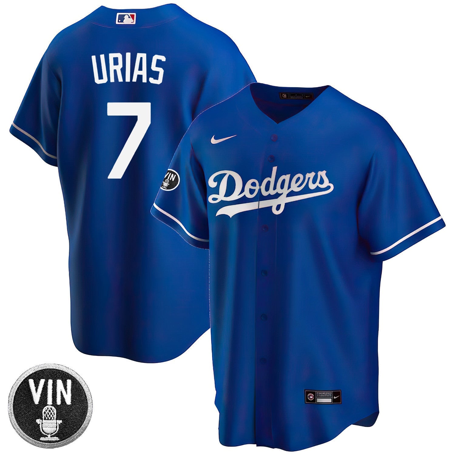 Los Angeles Vin Scully Patch Alternate Jersey