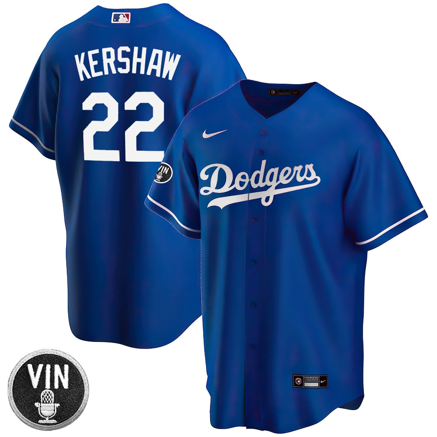 Los Angeles Vin Scully Patch Alternate Jersey