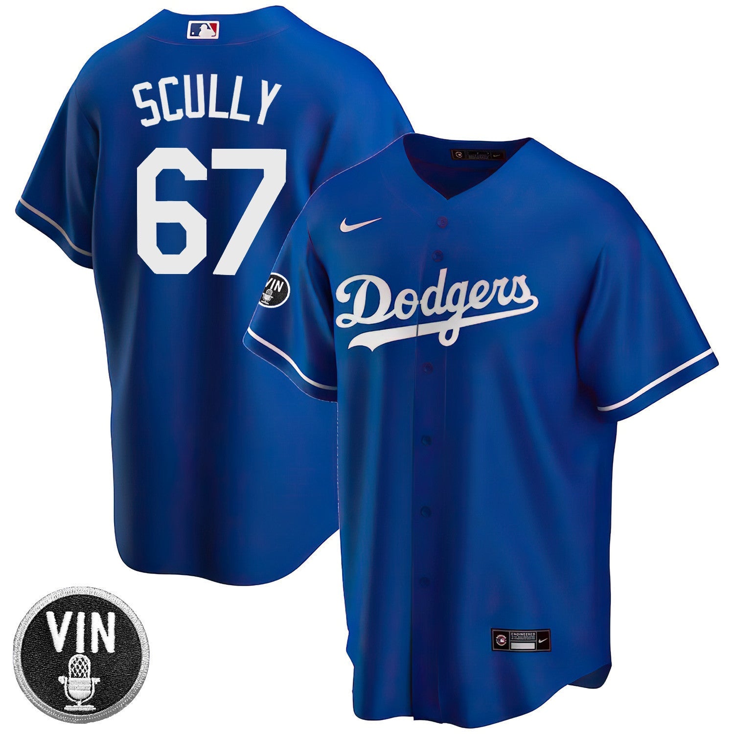 Los Angeles Vin Scully Patch Alternate Jersey