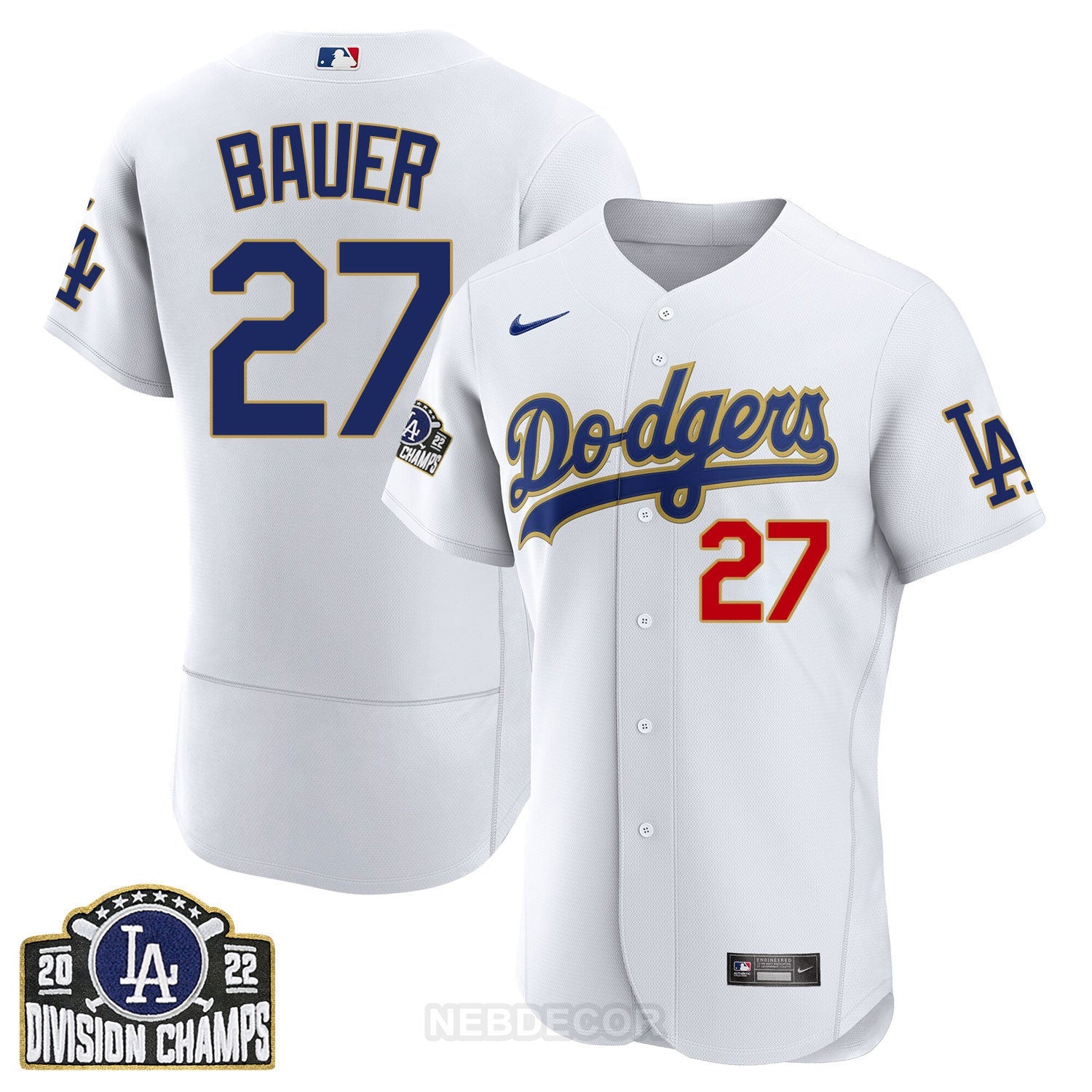 Women’s Los Angeles Patch NL West Division Champions 2022 Jersey