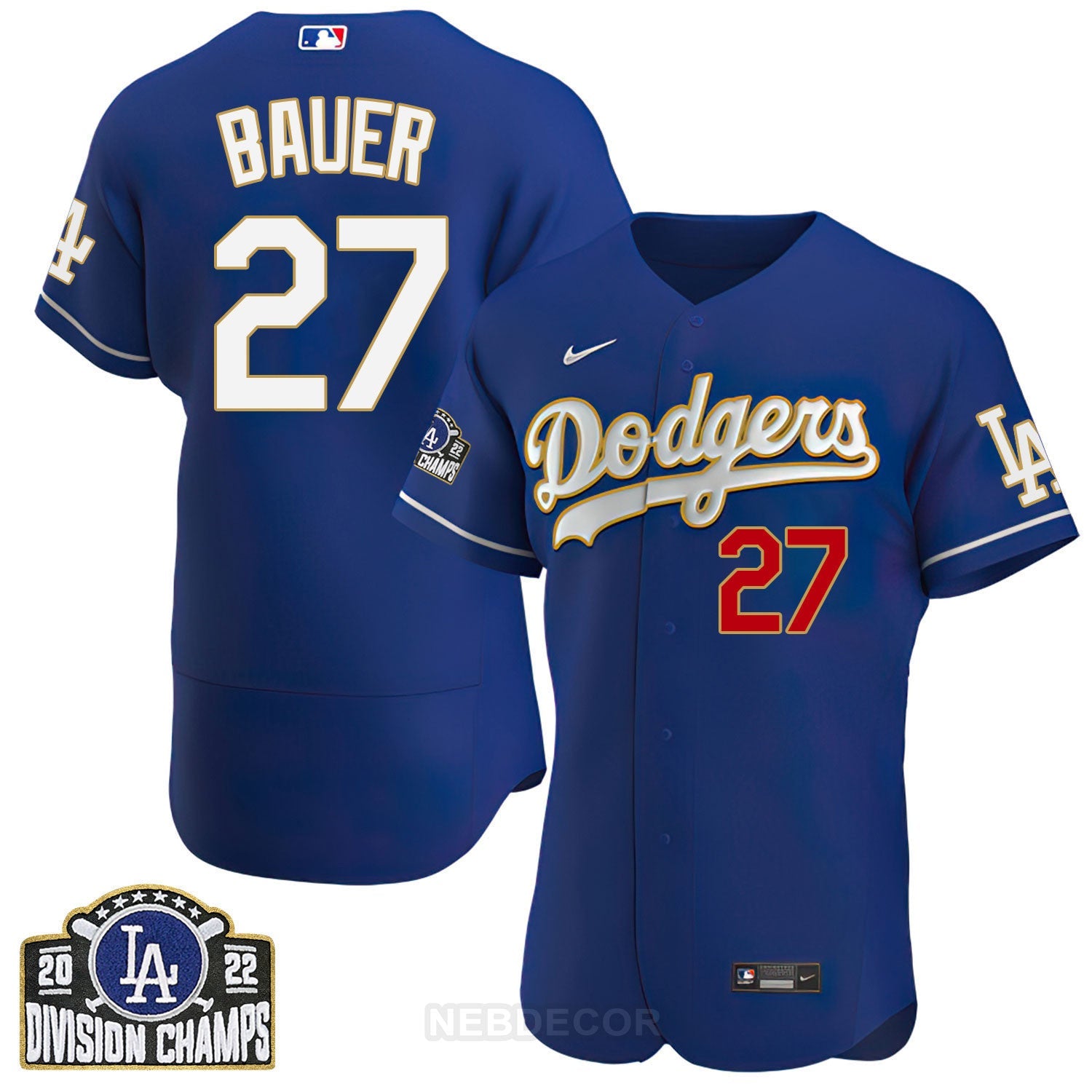 Women’s Los Angeles Patch NL West Division Champions 2022 Jersey