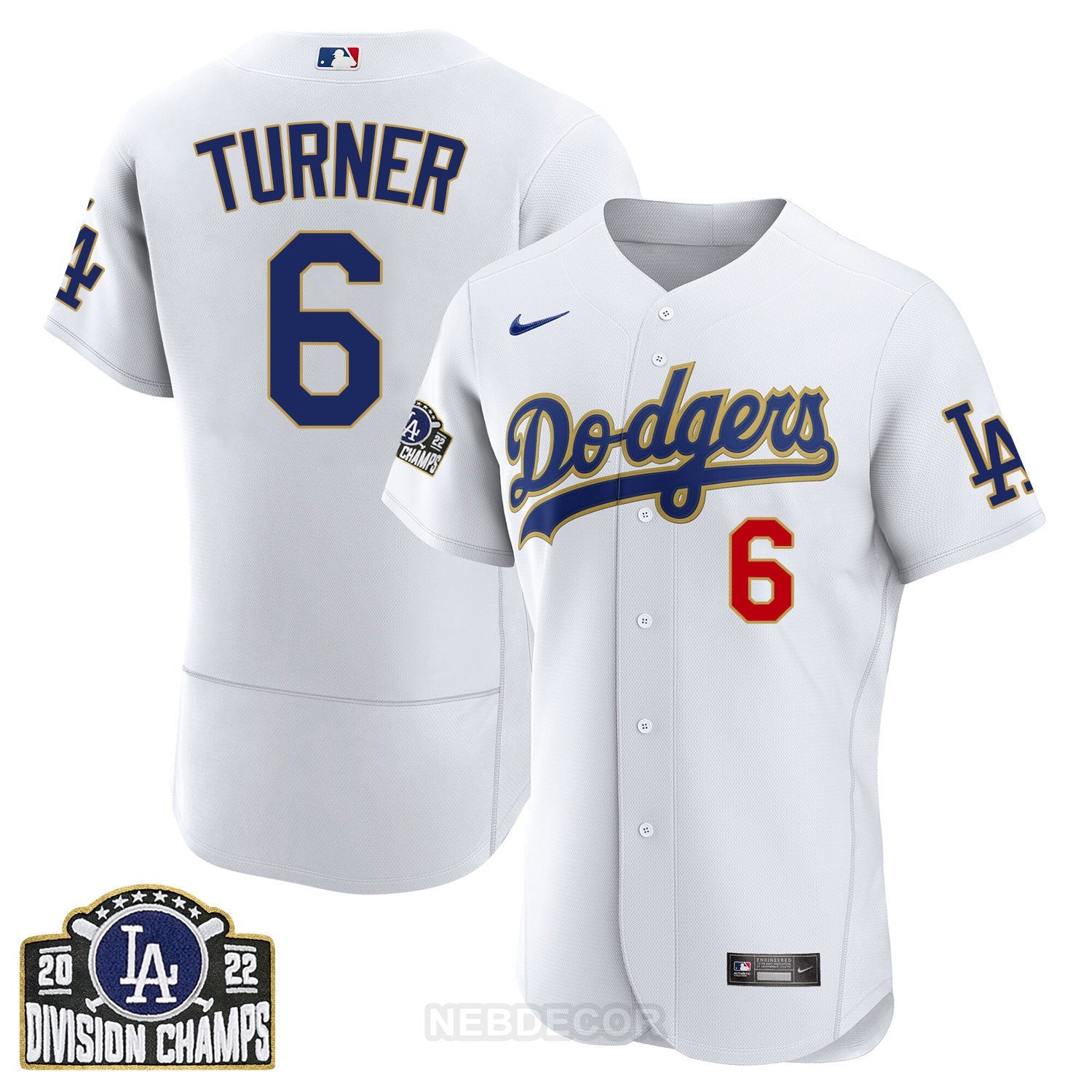 Women’s Los Angeles Patch NL West Division Champions 2022 Jersey