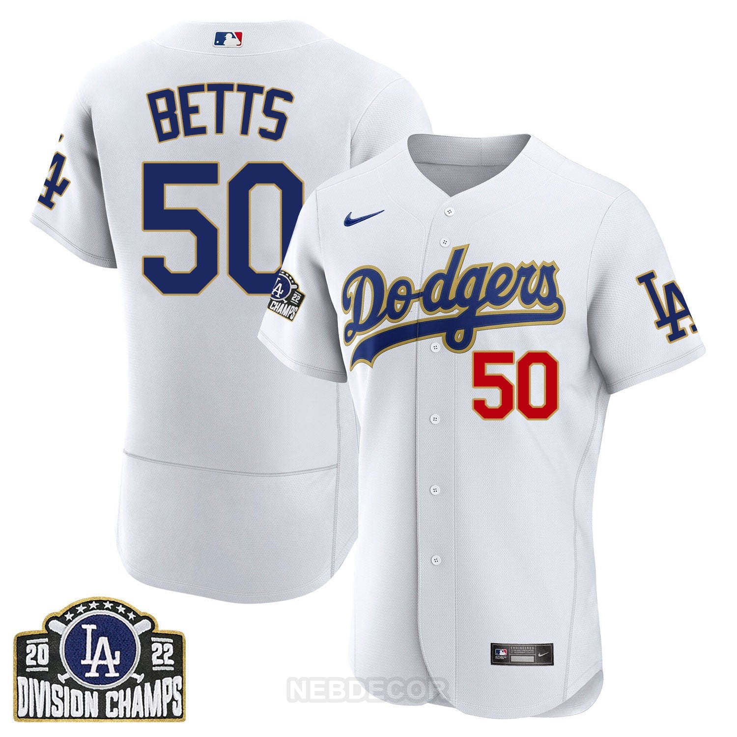 Women’s Los Angeles Patch NL West Division Champions 2022 Jersey
