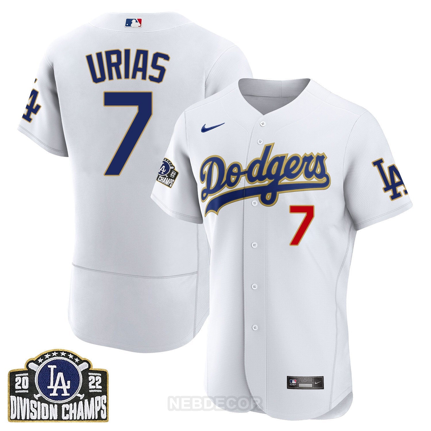Women’s Los Angeles Patch NL West Division Champions 2022 Jersey