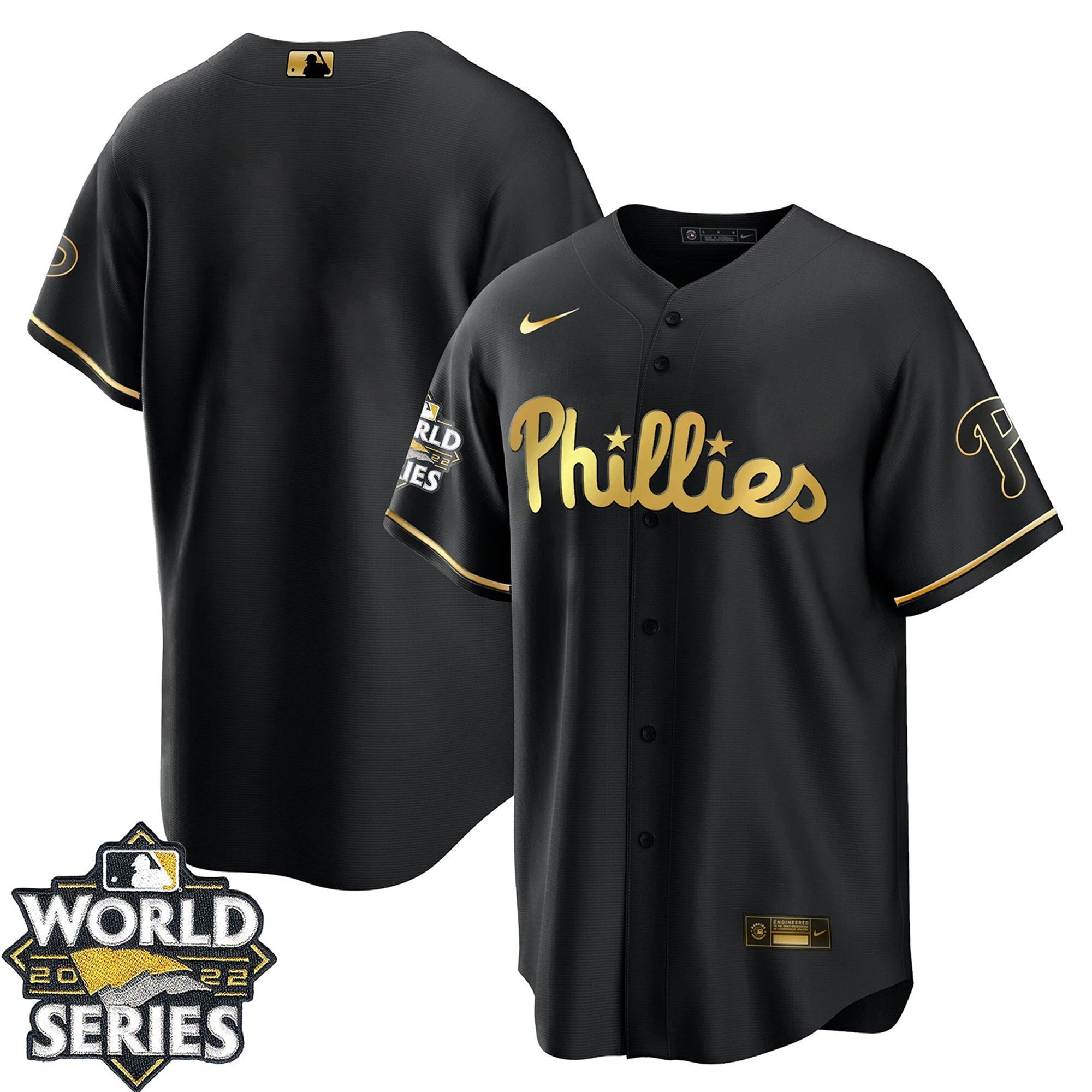 Philadelphia Black Gold & White Gold Team Jersey
