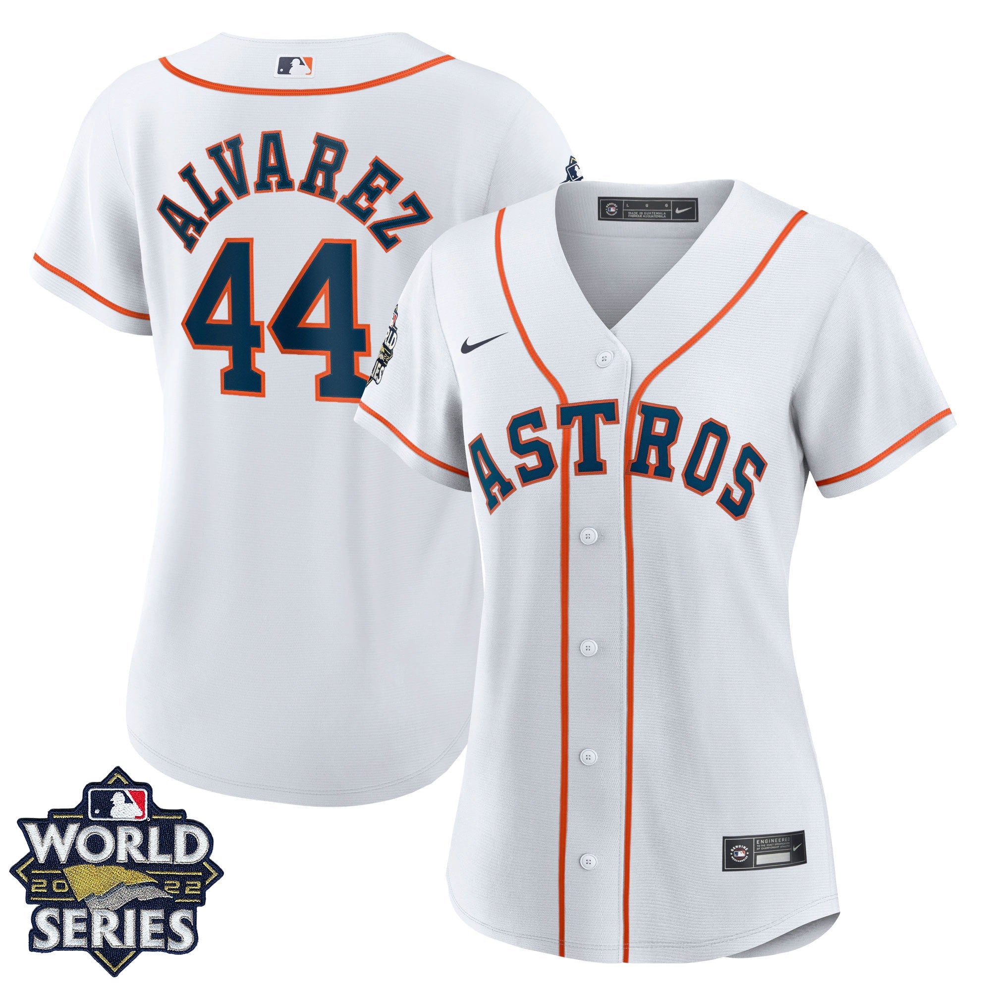 Women’s Houston 2022 World Series Home Player Jersey – White