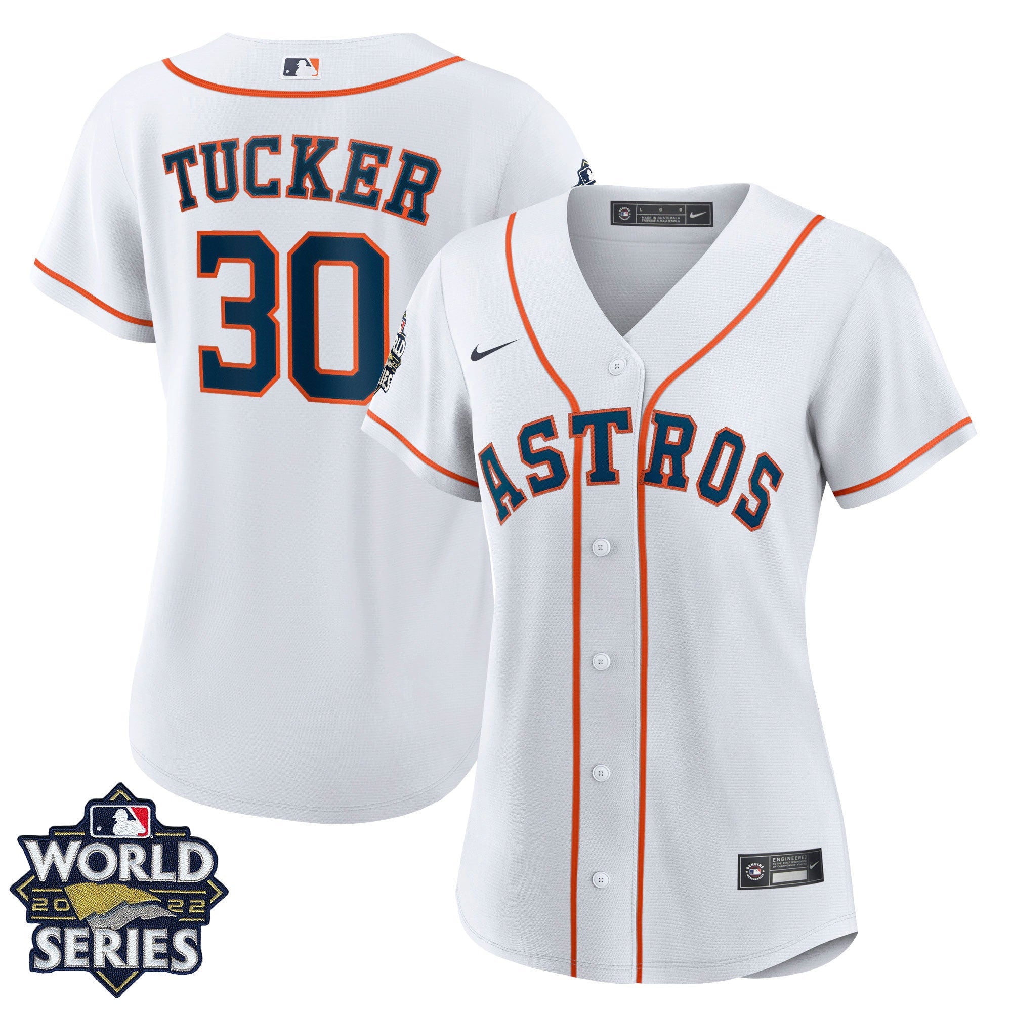 Women’s Houston 2022 World Series Home Player Jersey – White