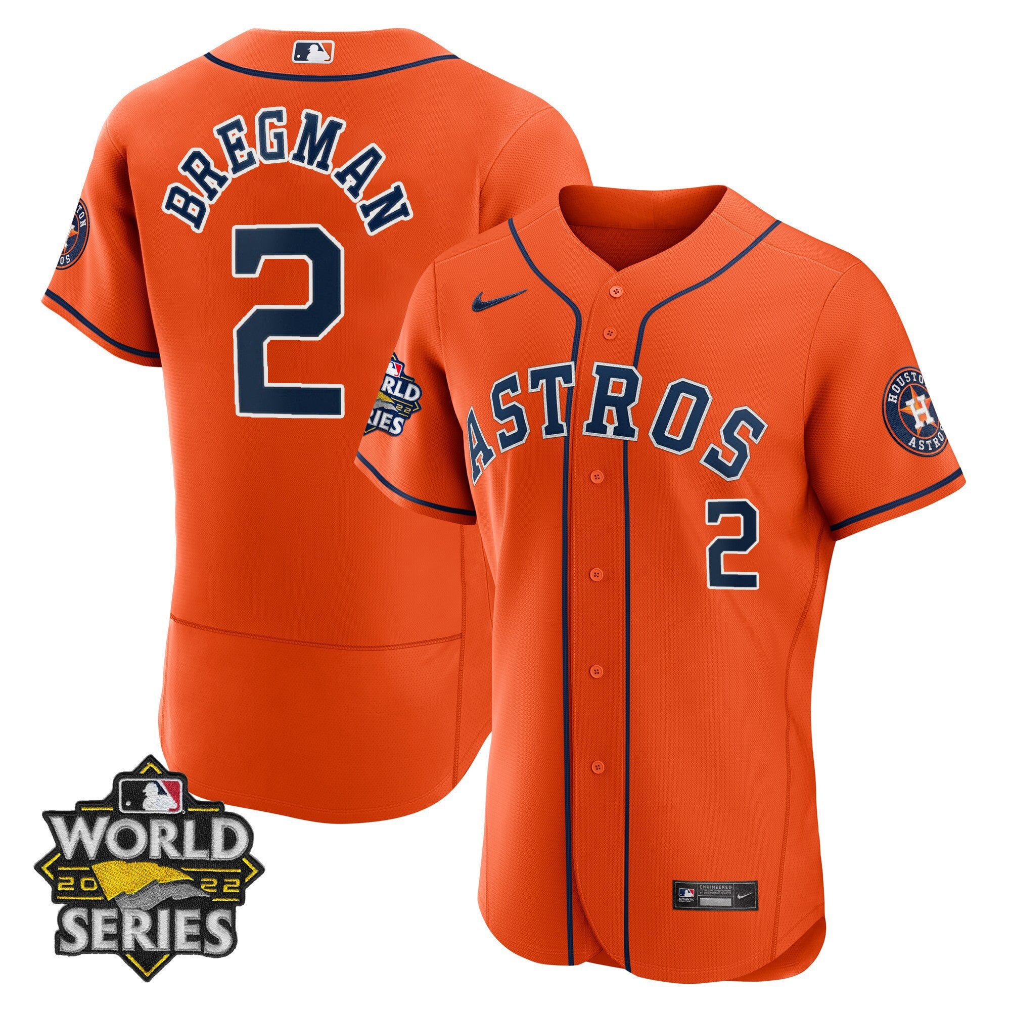 Men’s Houston Alternate 2022 World Series Player Jersey