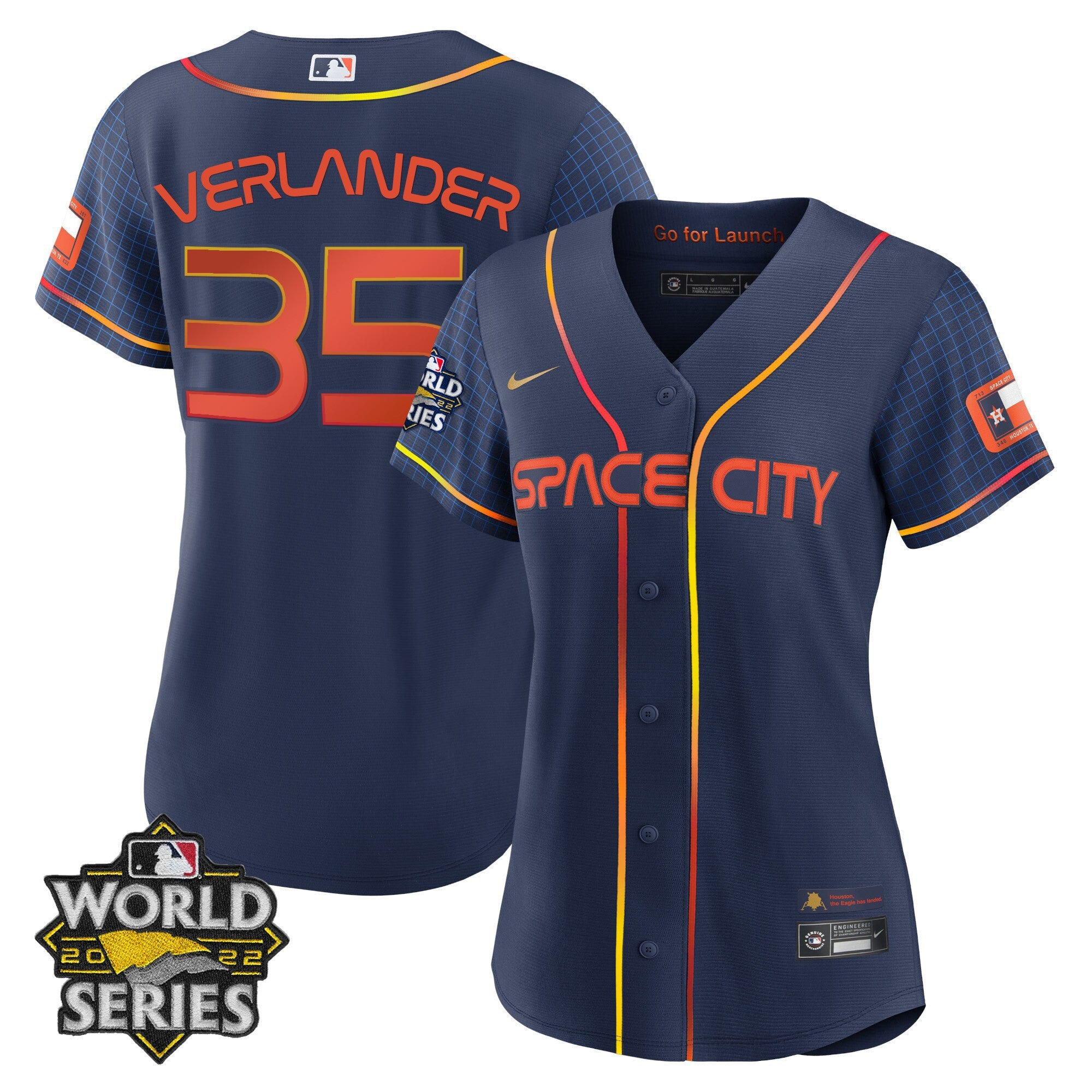 Women’s Houston 2022 World Series Player Jersey