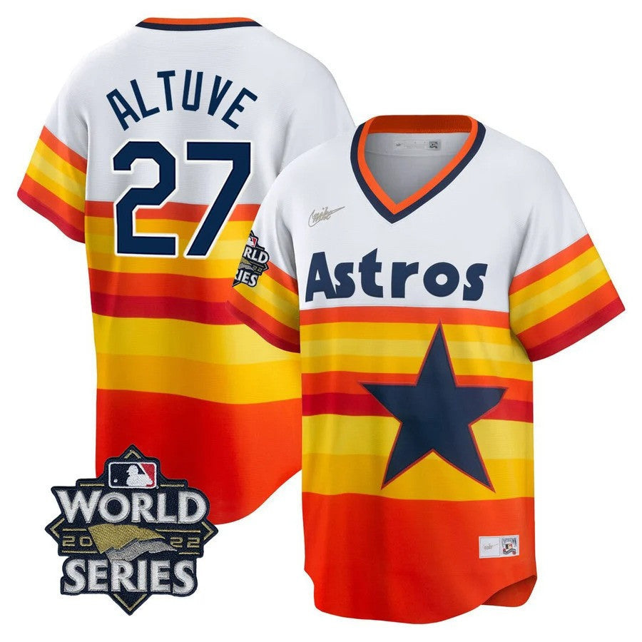 Houston 2022 World Series White Home Cooperstown Collection Player Jersey
