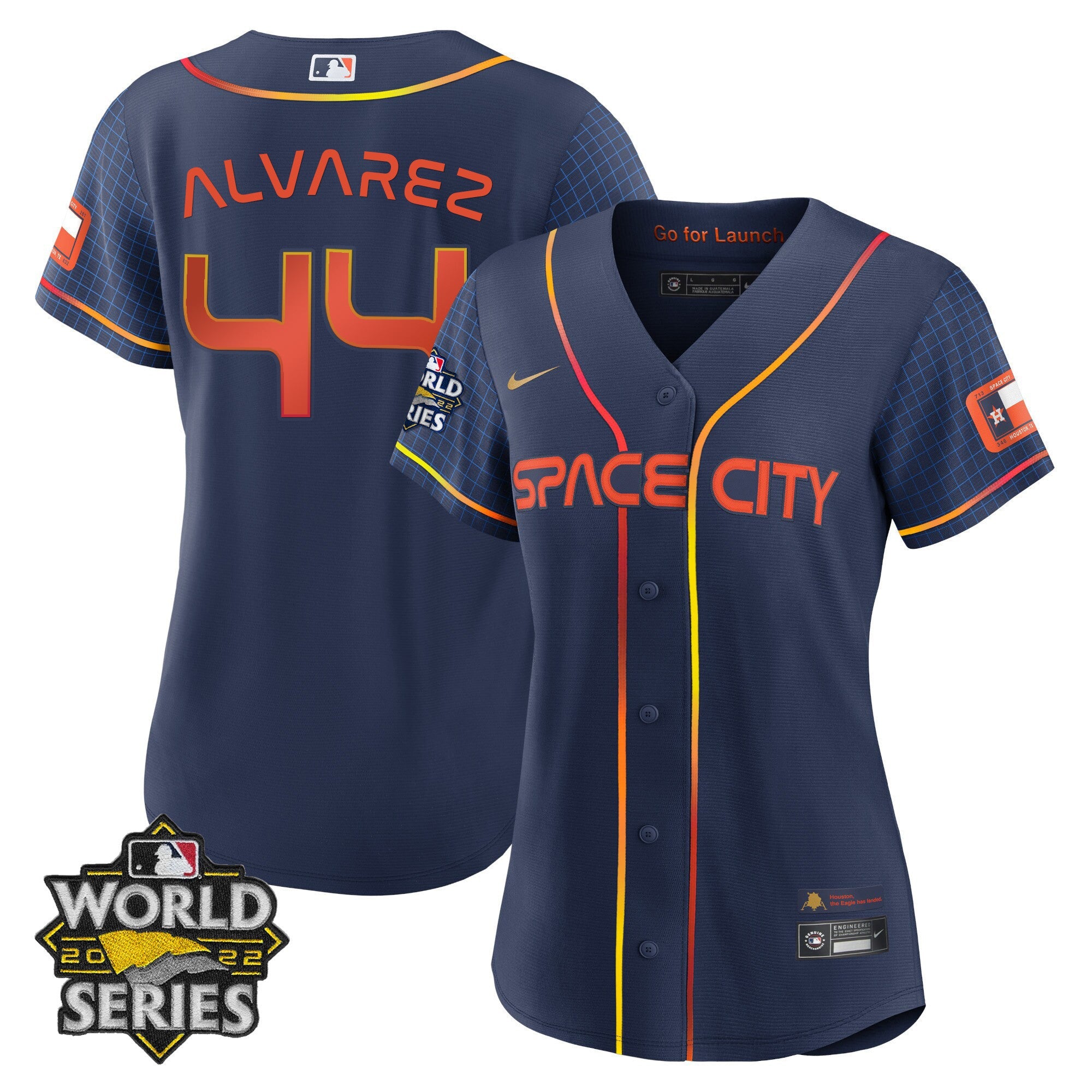 Women’s Houston 2022 World Series Player Jersey