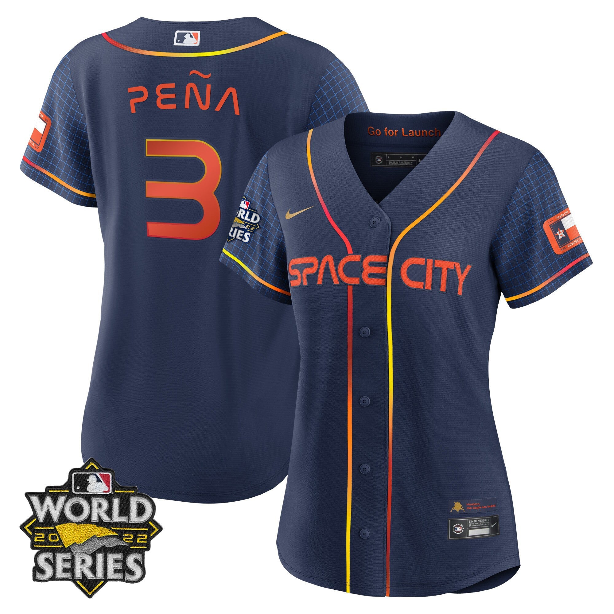 Women’s Houston 2022 World Series Player Jersey