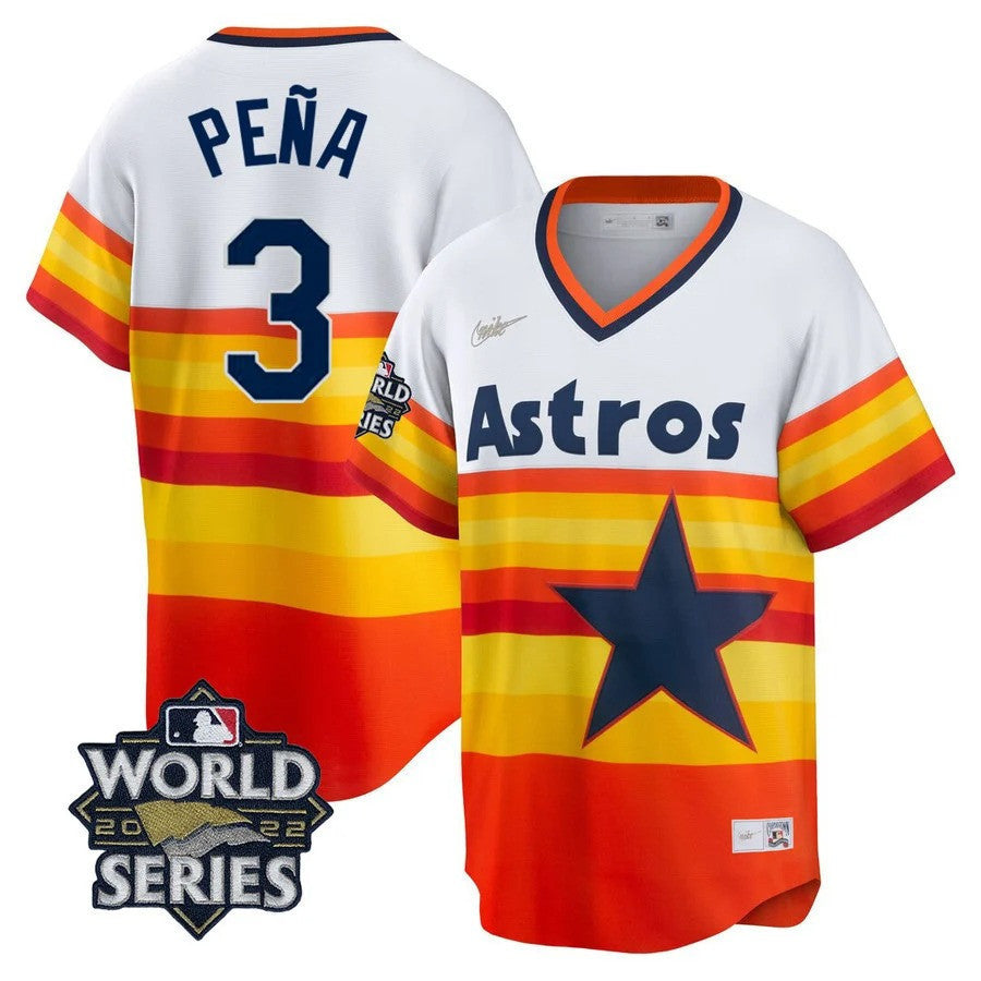 Houston 2022 World Series White Home Cooperstown Collection Player Jersey