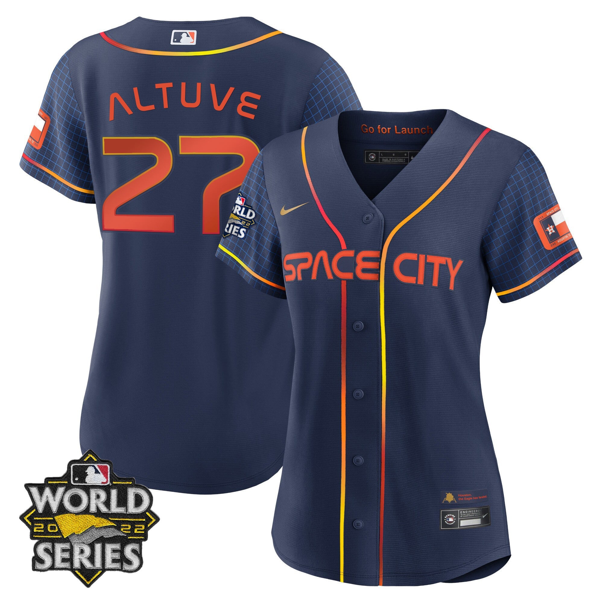 Women’s Houston 2022 World Series Player Jersey