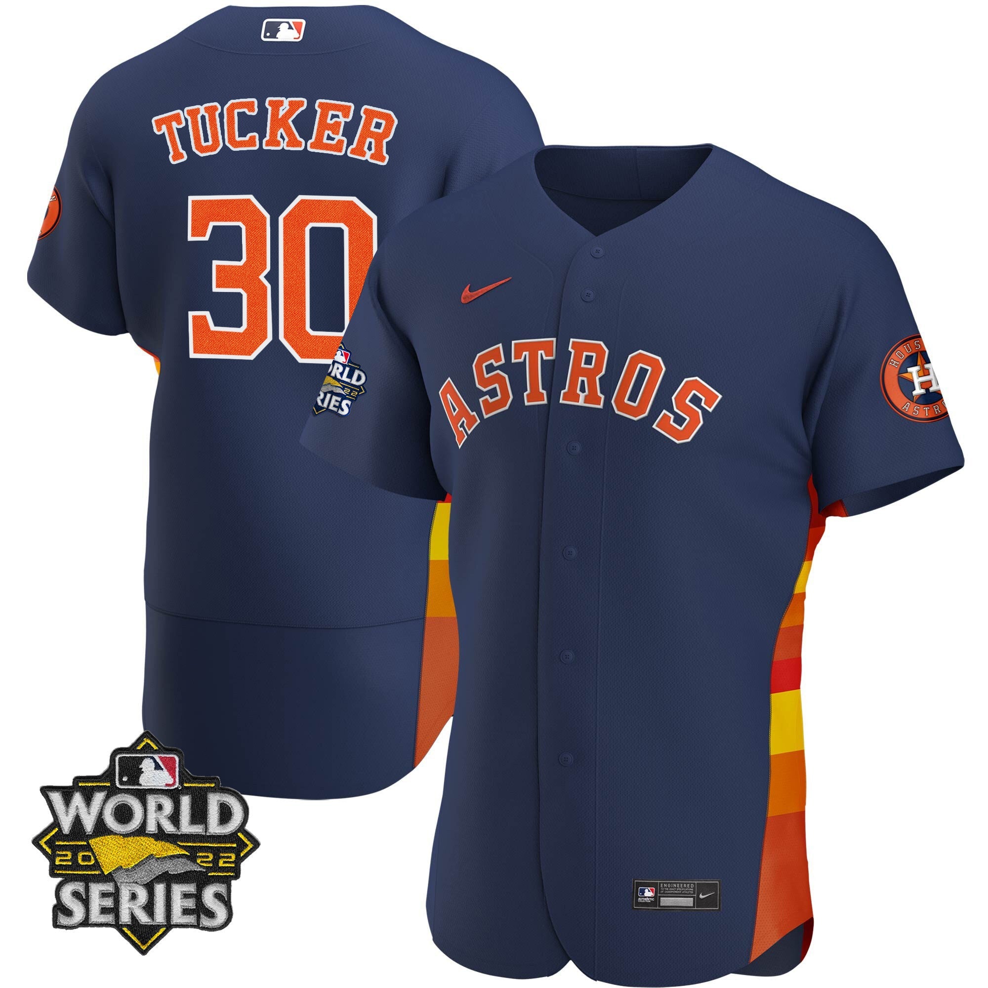 Women’s Houston Alternate Navy 2022 World Series Player Jersey