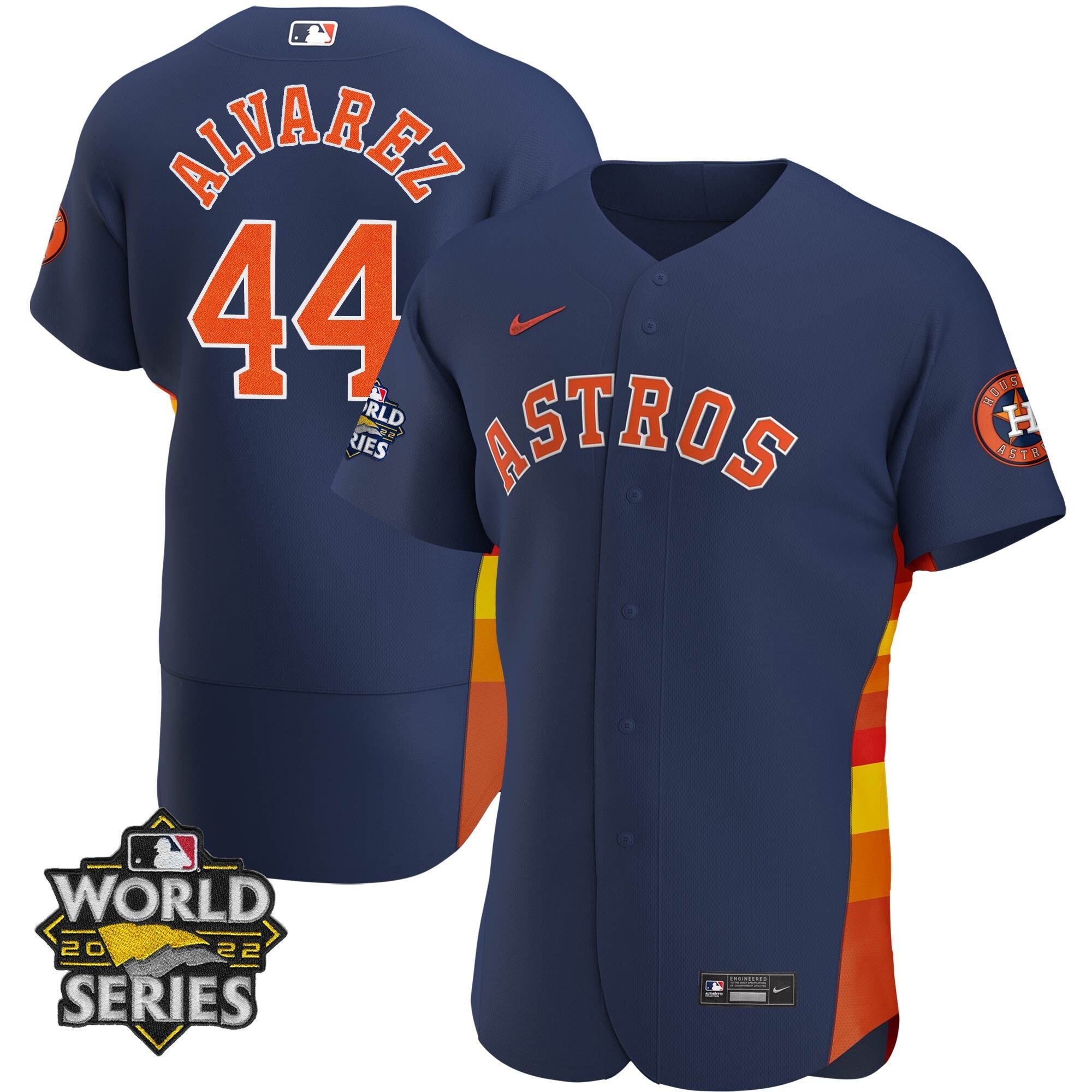 Women’s Houston Alternate Navy 2022 World Series Player Jersey