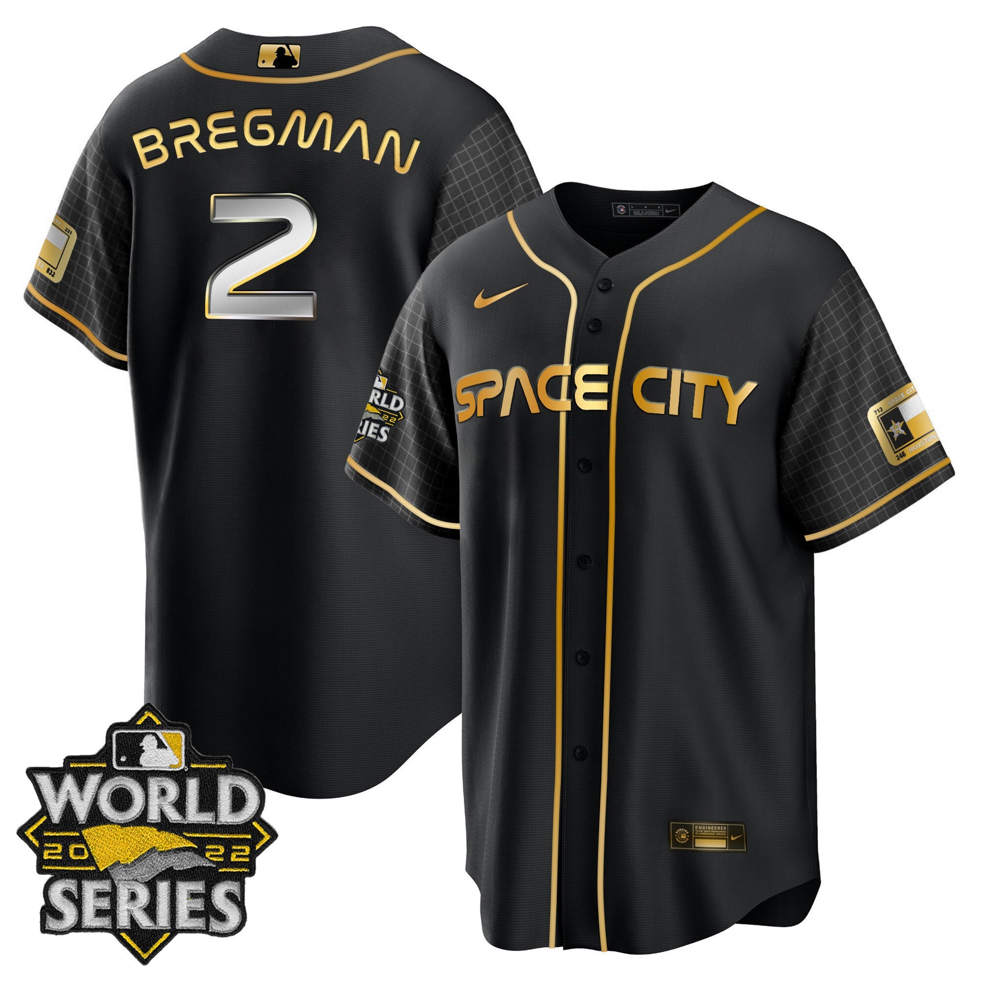 Women’s Houston Space City Gold 2022 World Series Jersey