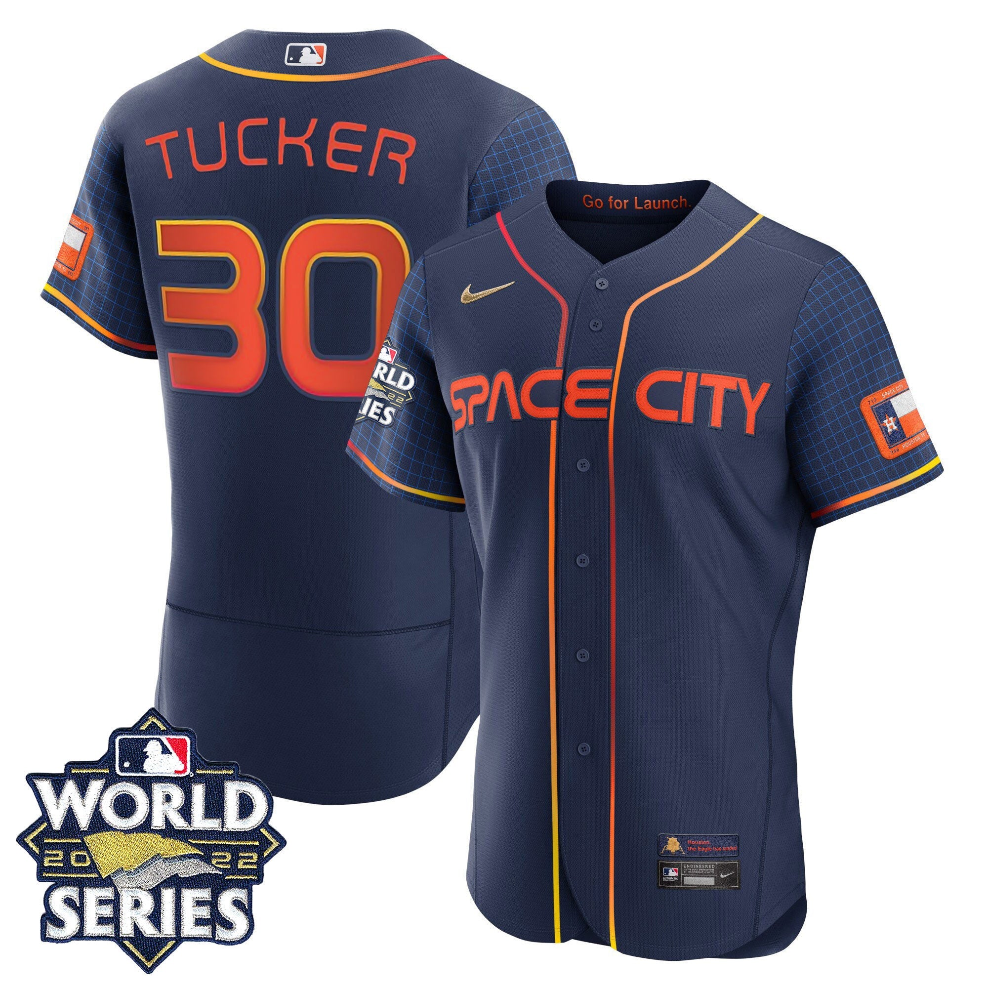 Men’s Houston Space City Gold 2022 World Series Jersey