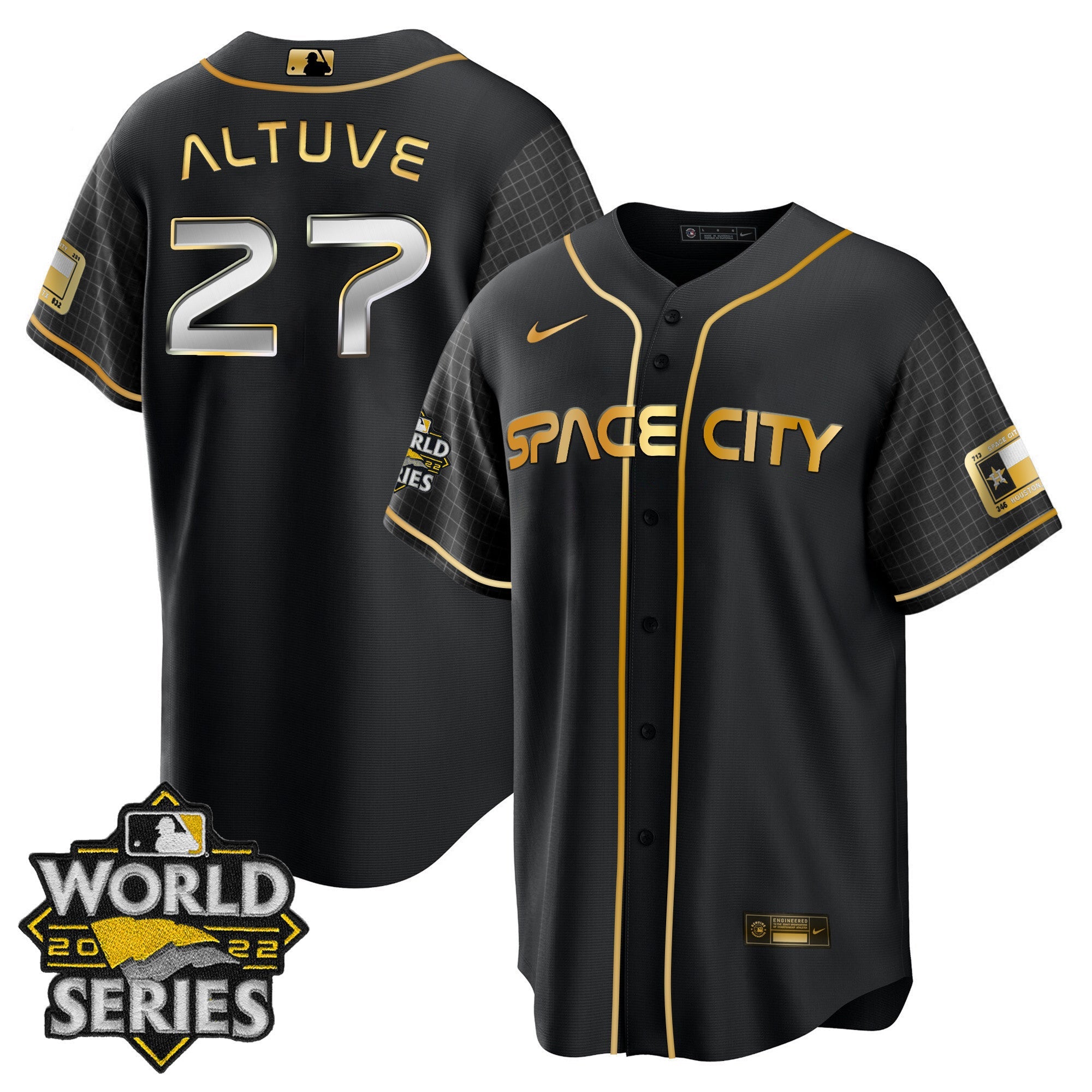 Women’s Houston Space City Gold 2022 World Series Jersey
