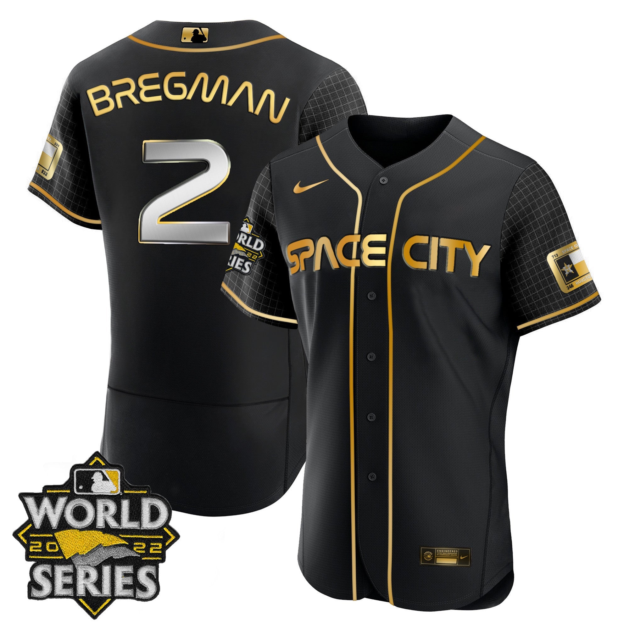 Women’s Houston Space City Gold 2022 World Series Jersey