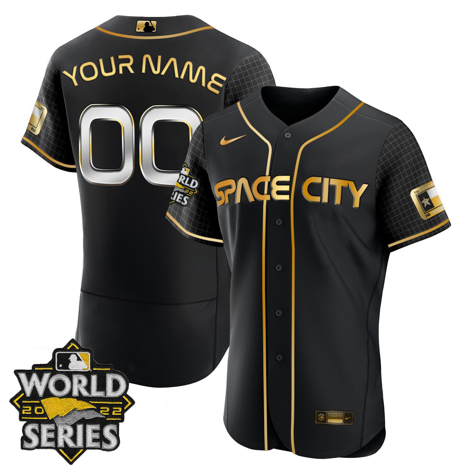 Houston 2022 World Series Custom Name And Number Jersey