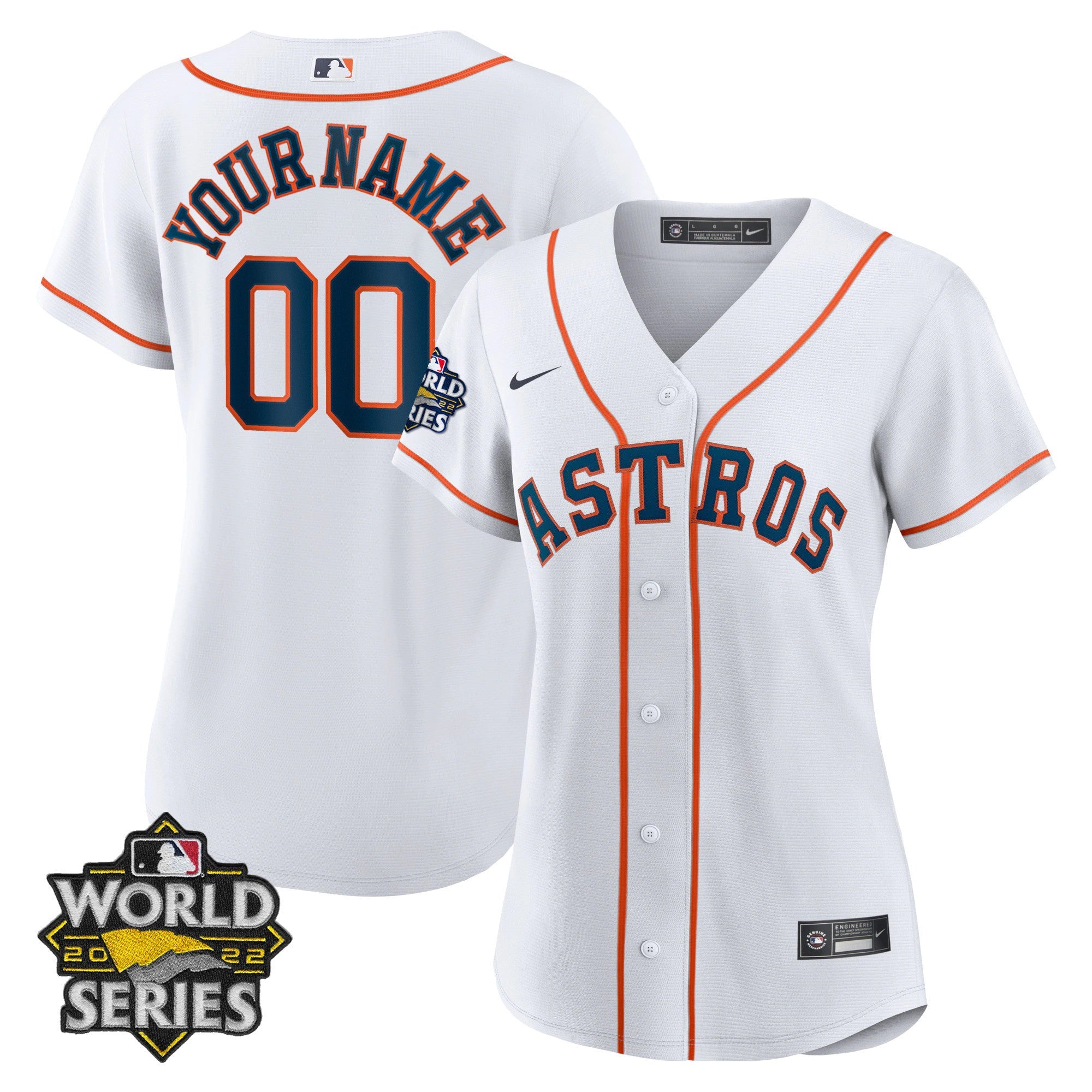 Houston 2022 World Series Custom Name And Number Jersey