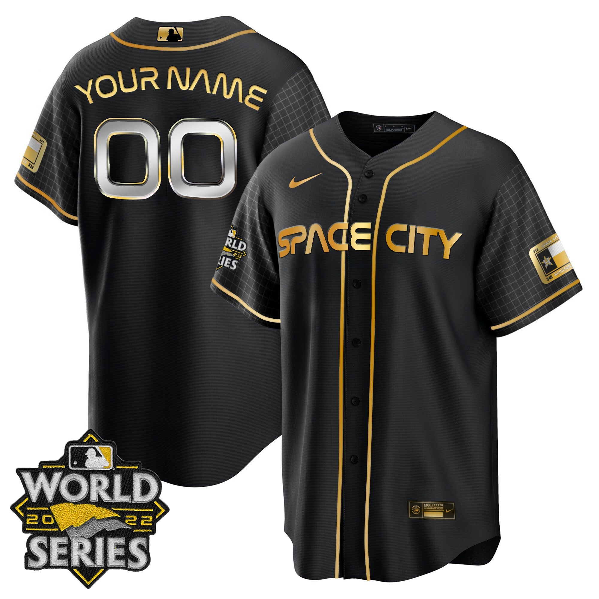Houston 2022 World Series Custom Name And Number Jersey