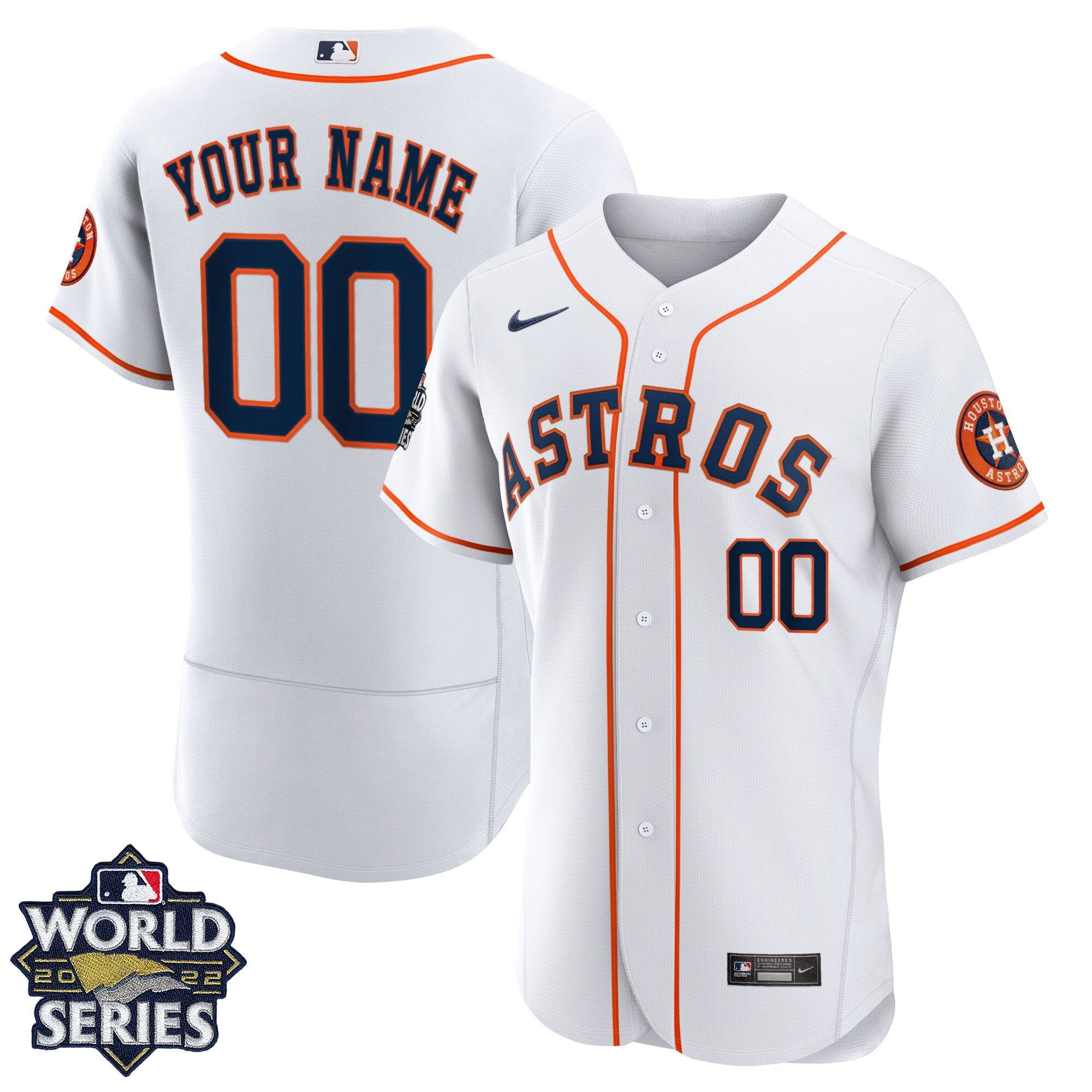 Houston 2022 World Series Custom Name And Number Jersey