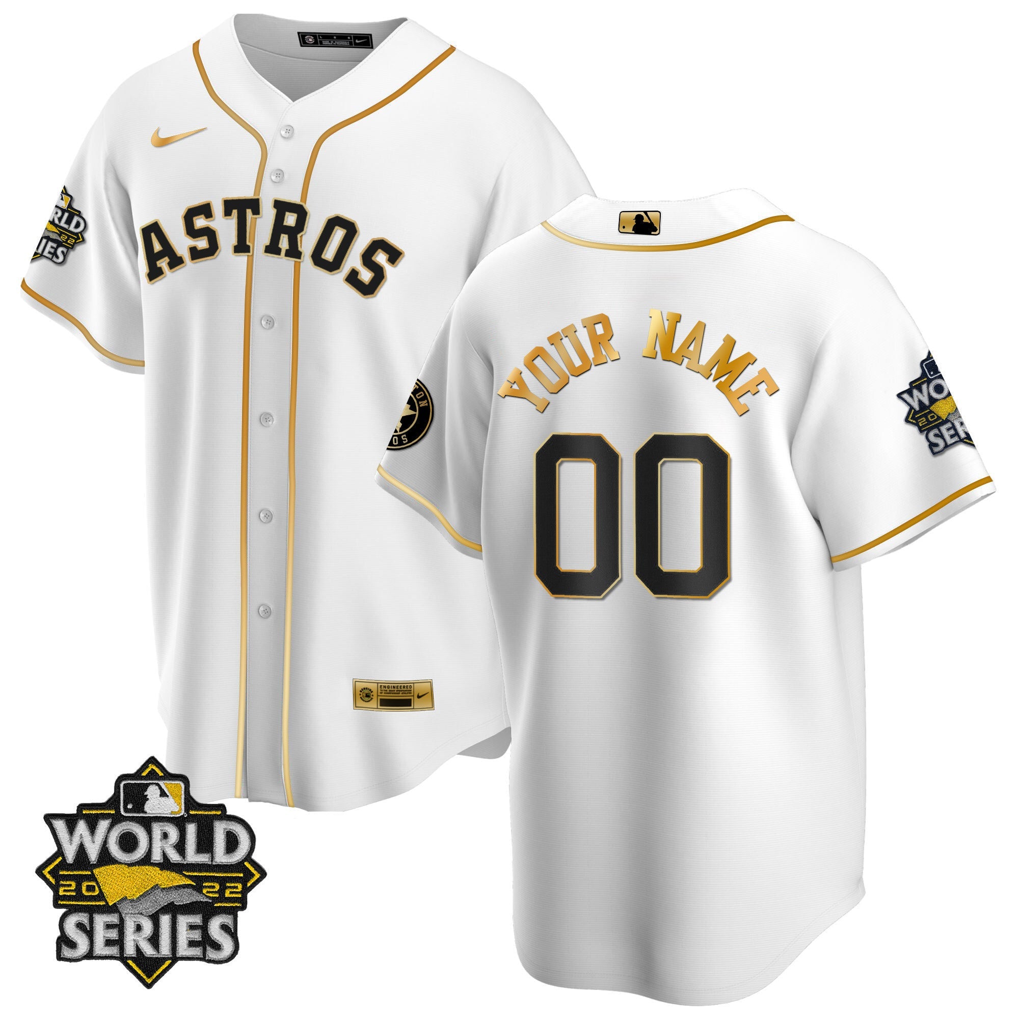 Houston 2022 World Series Custom Name And Number Jersey