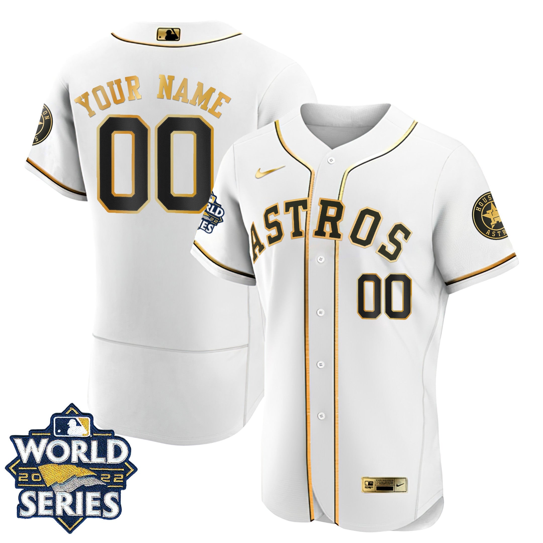 Houston 2022 World Series Custom Name And Number Jersey