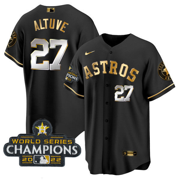 Men’s Houston 2022 World Series Champions Player Jersey