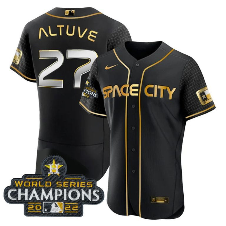 Men’s Houston 2022 World Series Champions Player Jersey