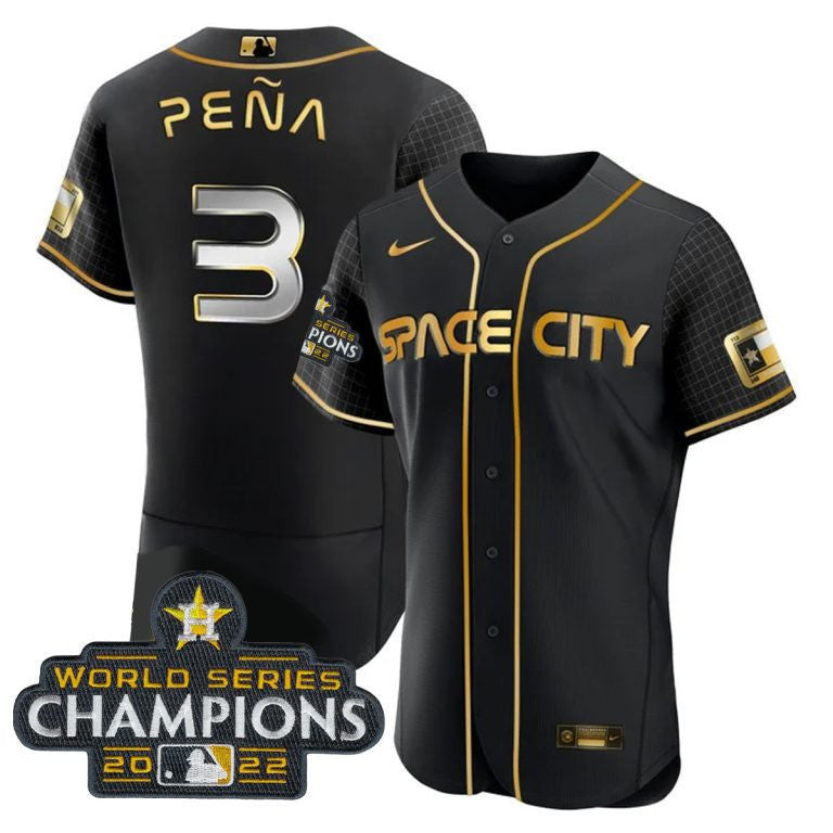 Men’s Houston 2022 World Series Champions Player Jersey