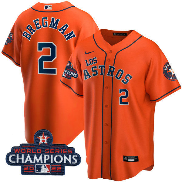 Men’s Houston 2022 World Series Champions Player Jersey