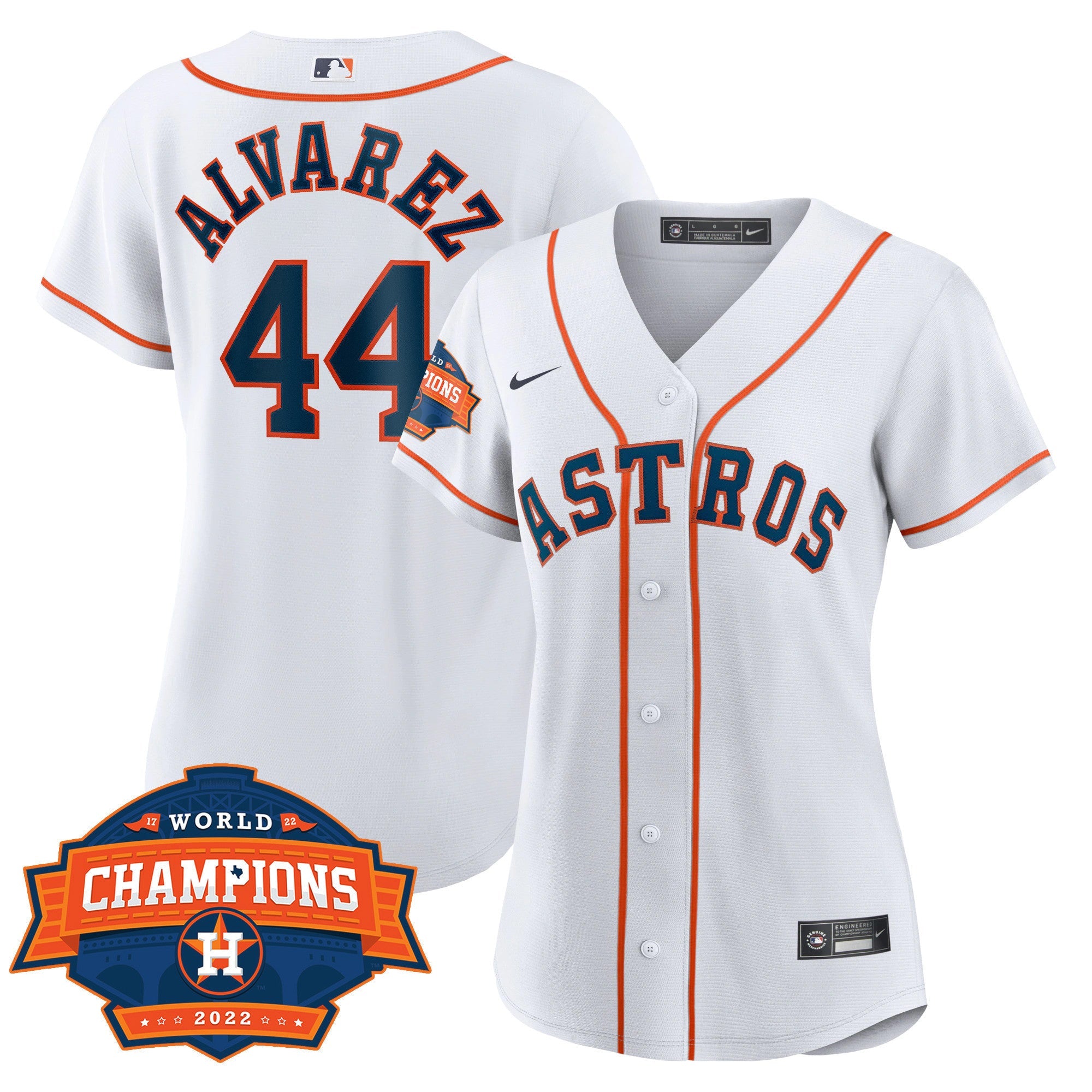 Women’s Houston 2022 World Series Champions Patch Limited Jersey