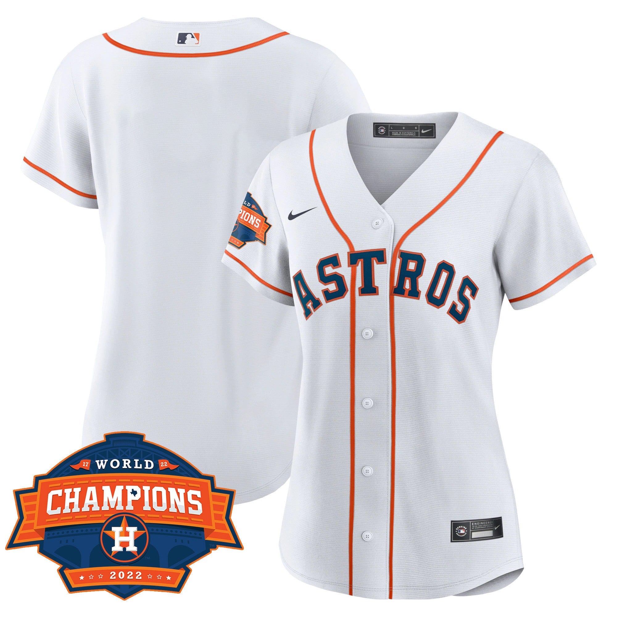 Women’s Houston 2022 World Series Champions Patch Limited Jersey