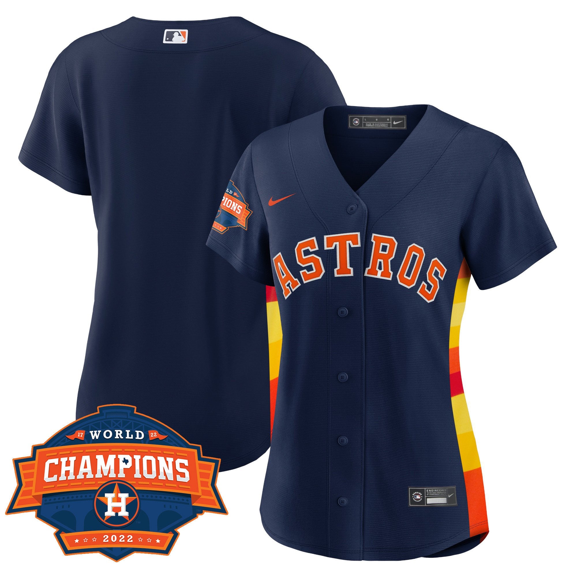 Women’s Houston Alternate Navy 2022 Champions Limited Player Jersey