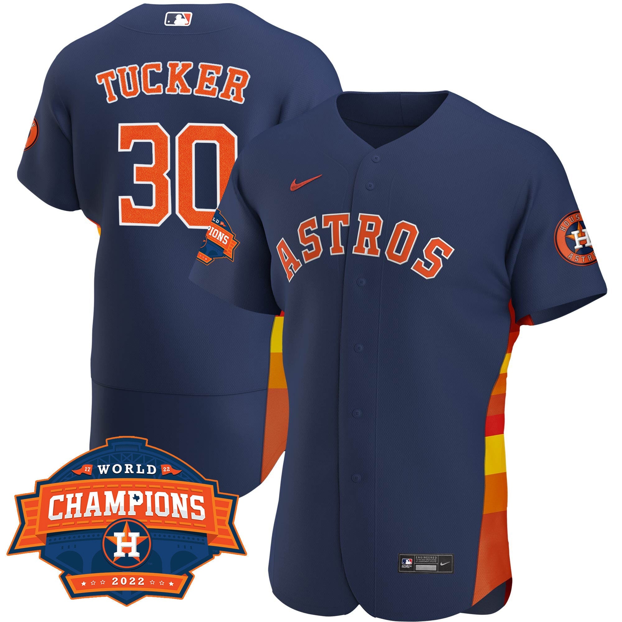 Women’s Houston Alternate Navy 2022 Champions Limited Player Jersey