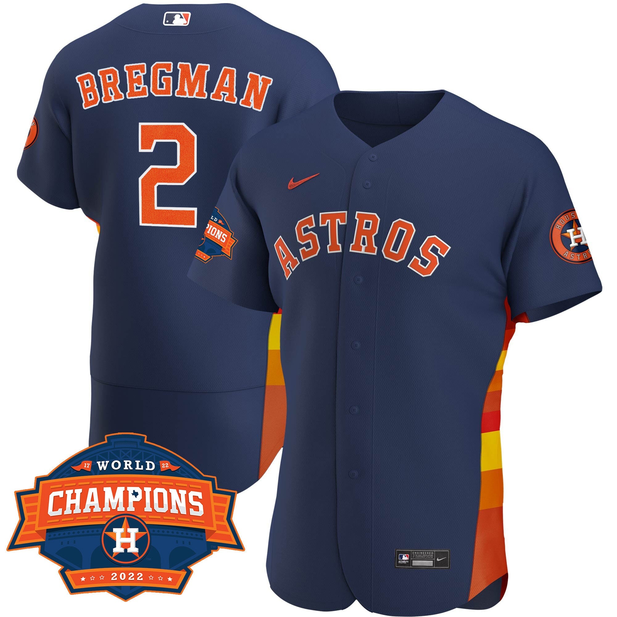 Women’s Houston Alternate Navy 2022 Champions Limited Player Jersey