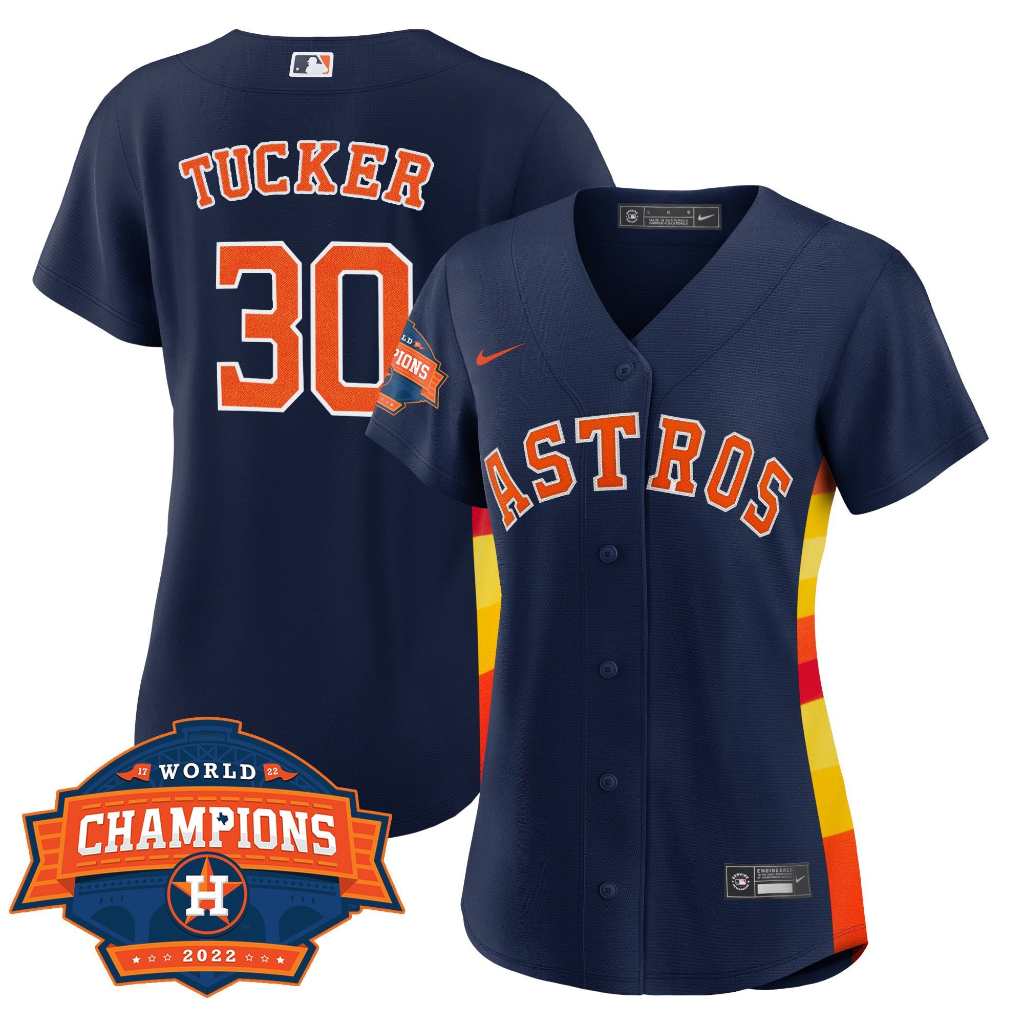 Women’s Houston Alternate Navy 2022 Champions Limited Player Jersey