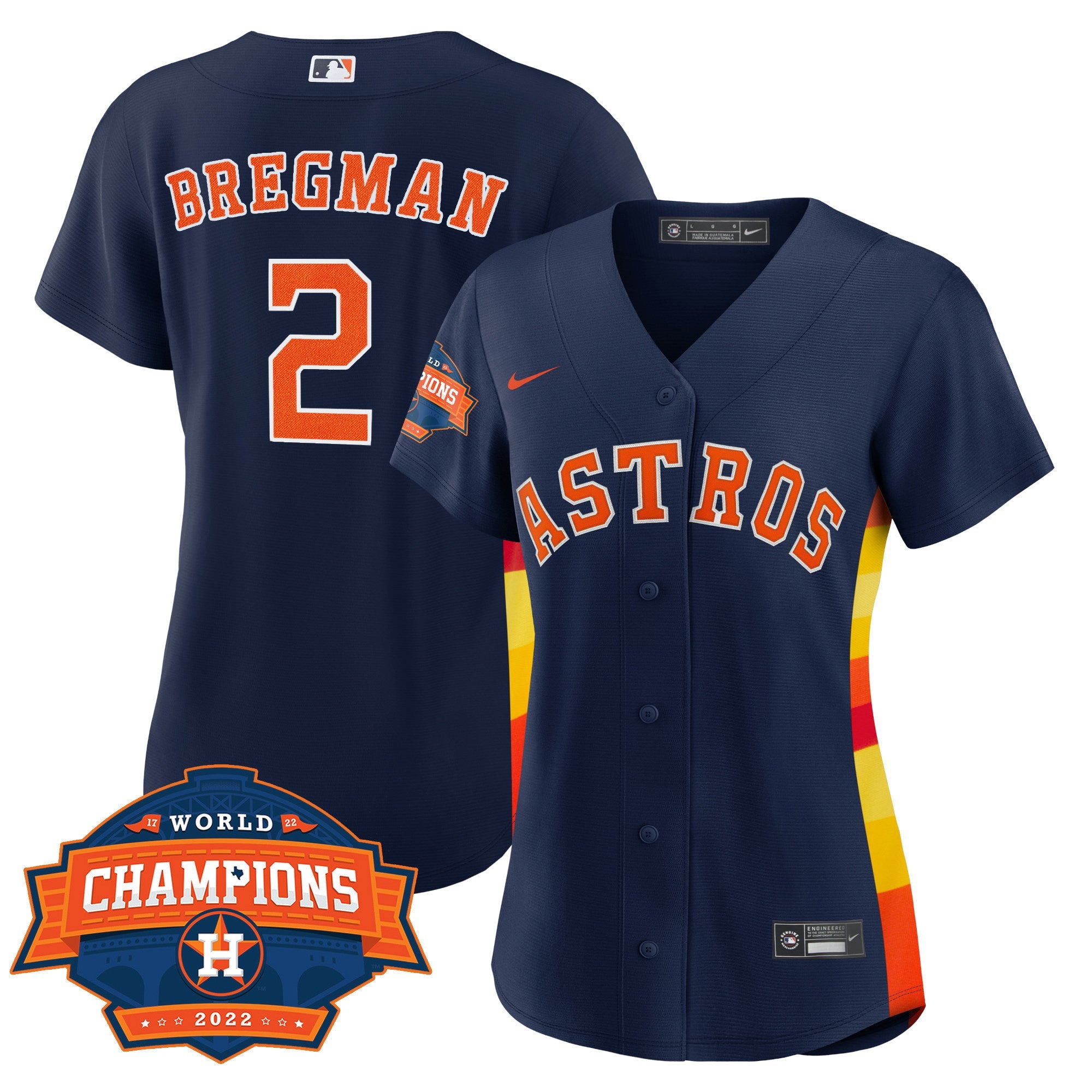 Women’s Houston Alternate Navy 2022 Champions Limited Player Jersey
