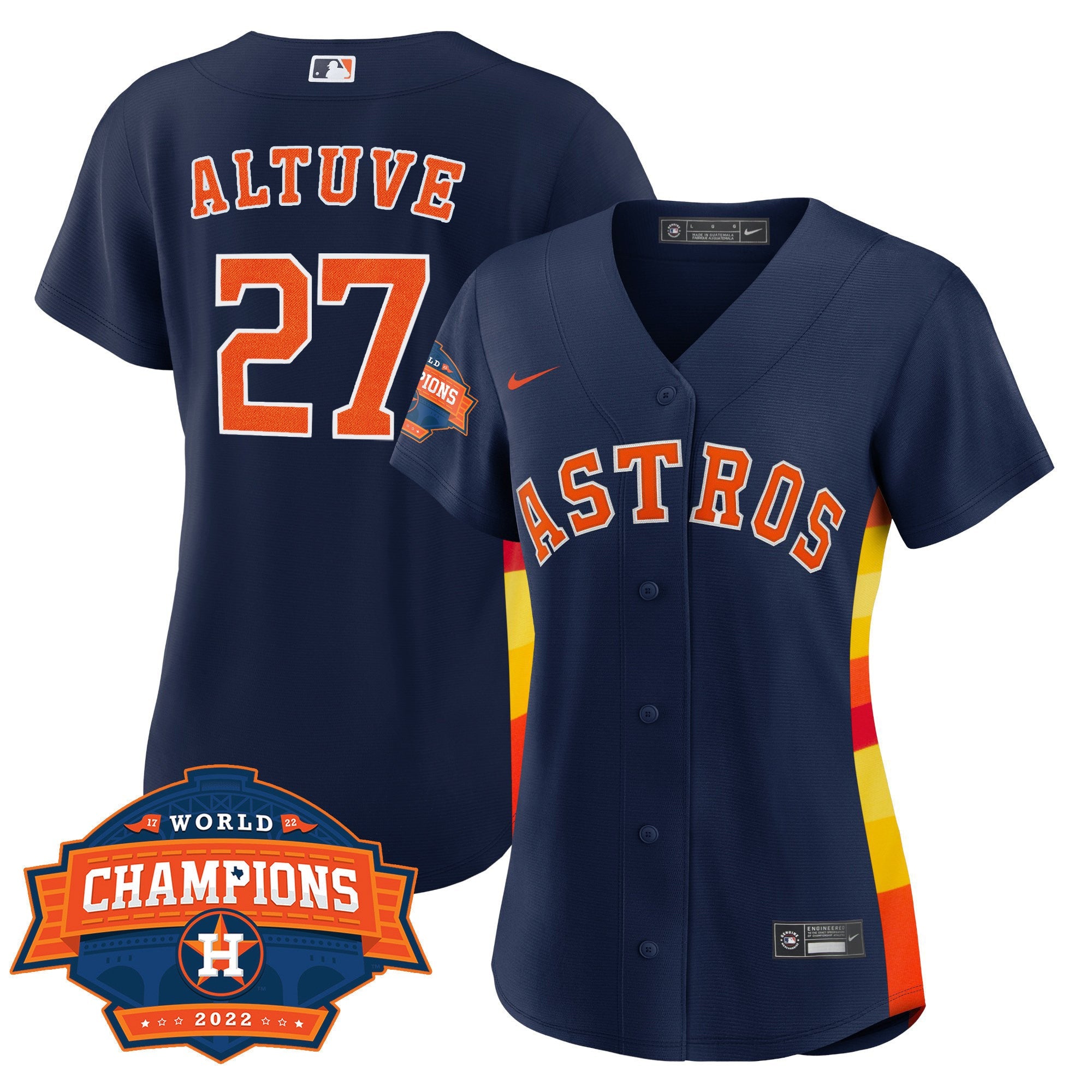 Women’s Houston Alternate Navy 2022 Champions Limited Player Jersey