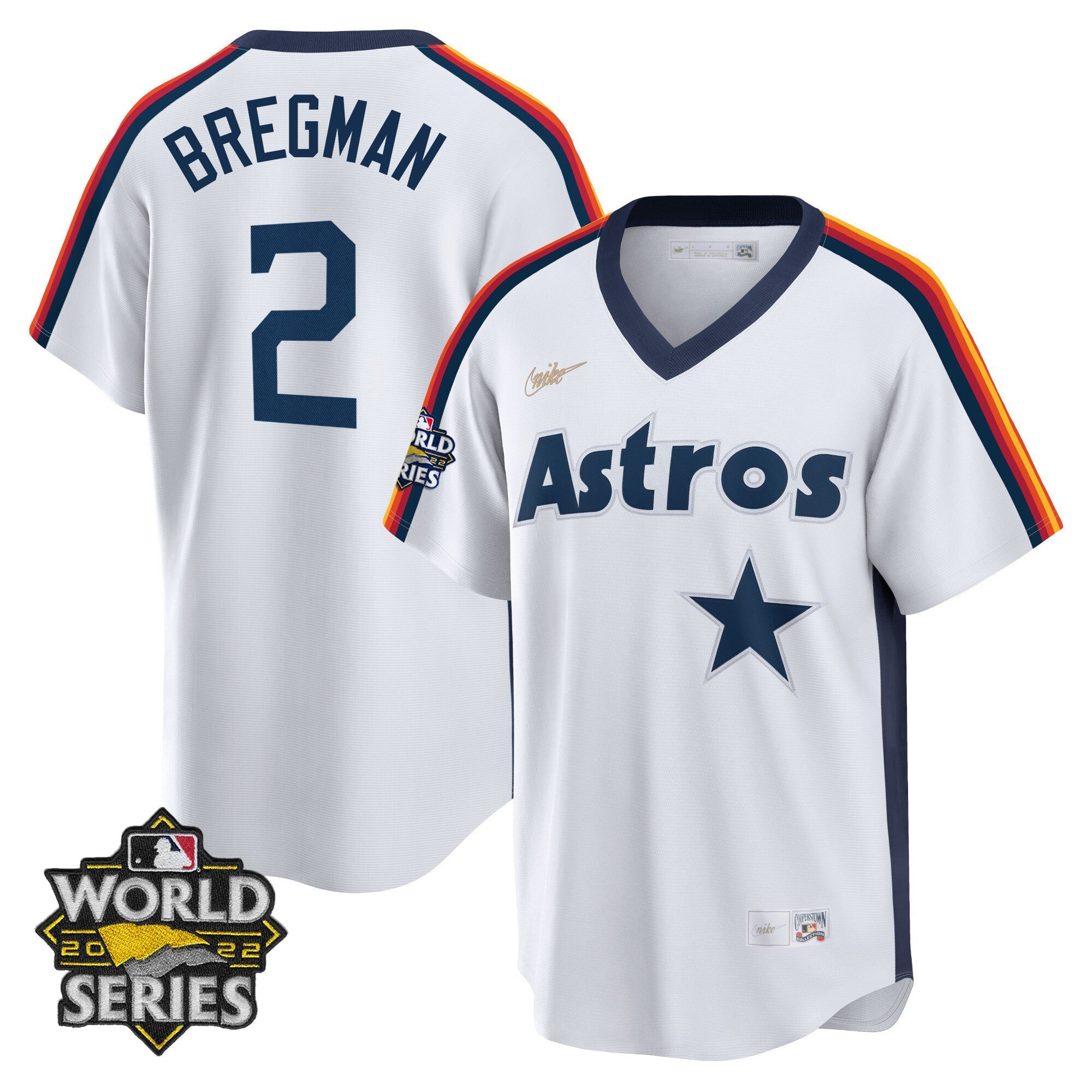 Houston Home Cooperstown 2022 World Series Player Jersey