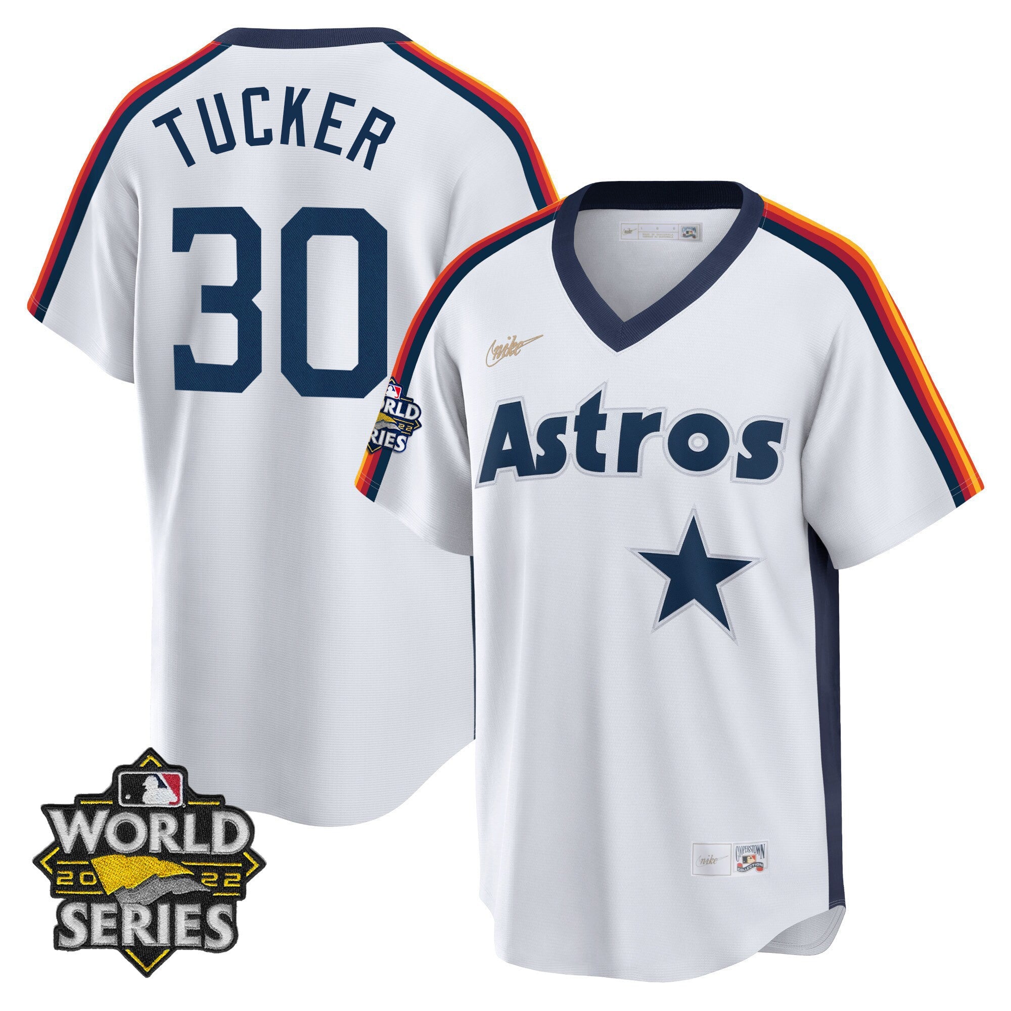 Houston Home Cooperstown 2022 World Series Player Jersey