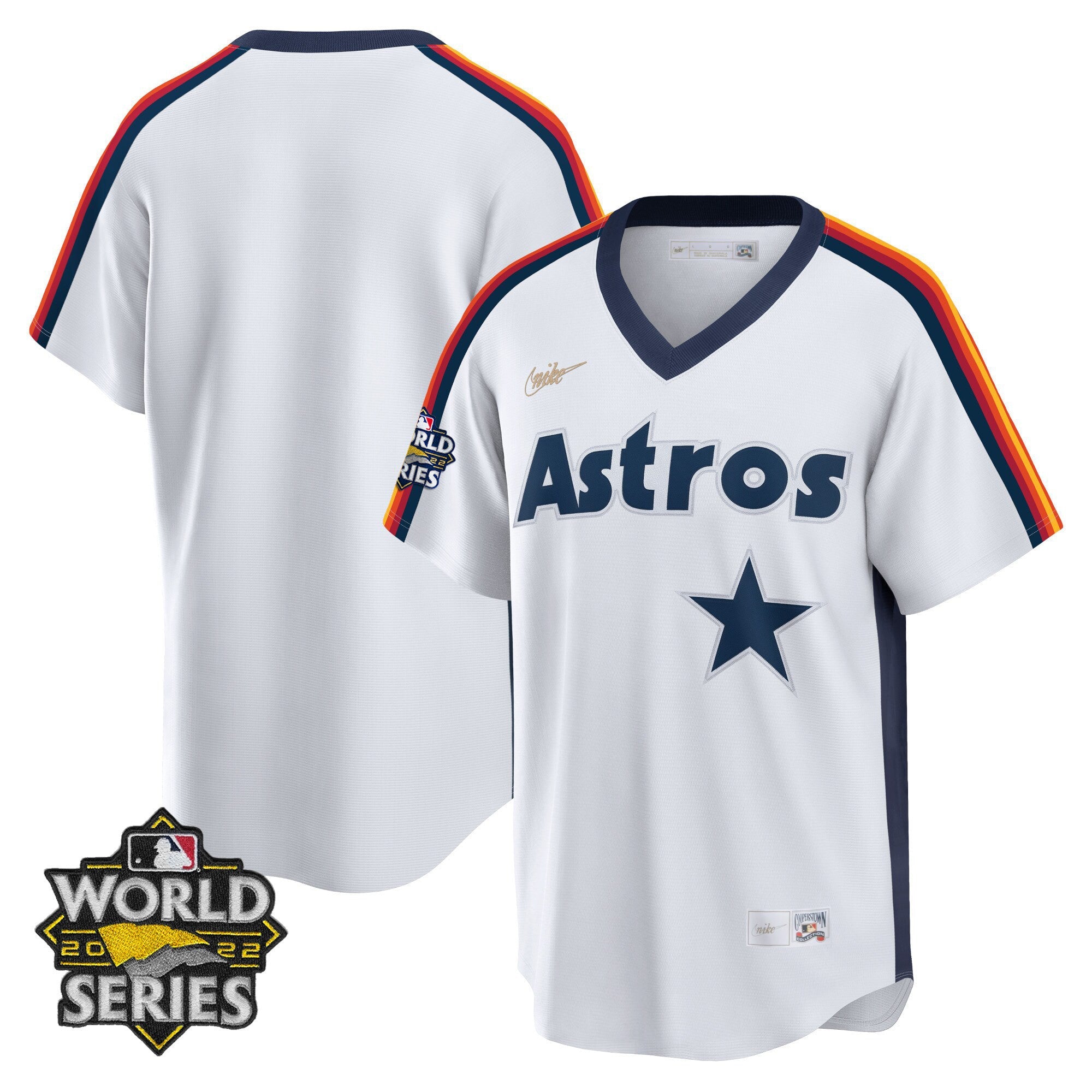 Houston Home Cooperstown 2022 World Series Player Jersey
