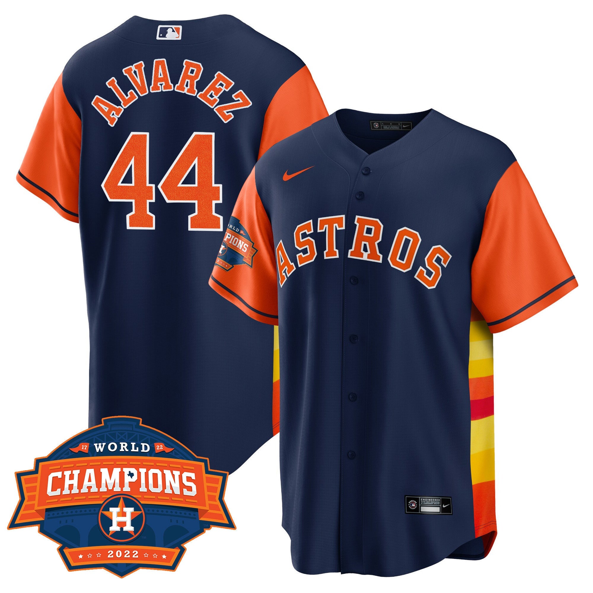 Men’s Houston Cool Base Split 2022 Champions Limited Player Jersey