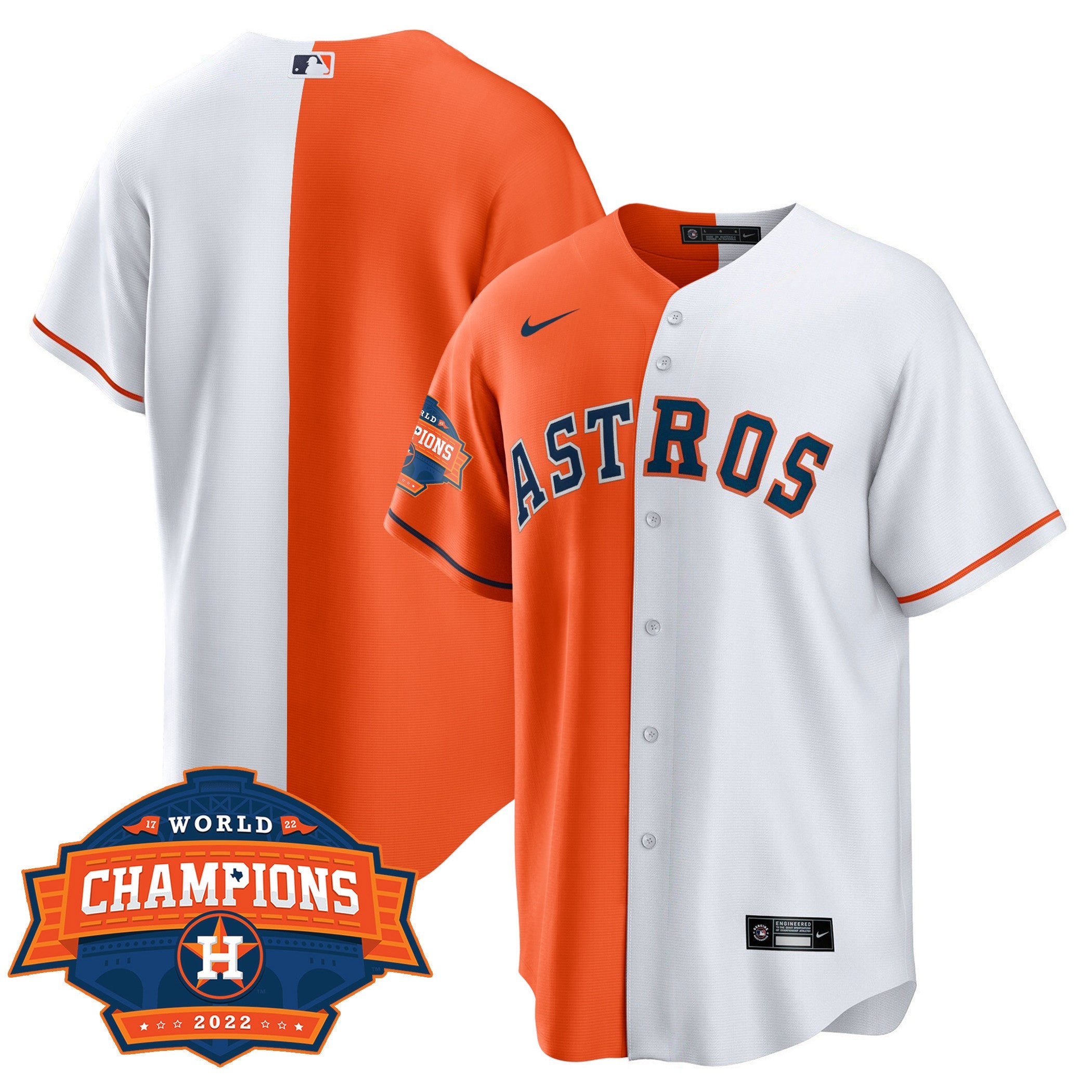Men’s Houston Cool Base Split 2022 Champions Limited Player Jersey