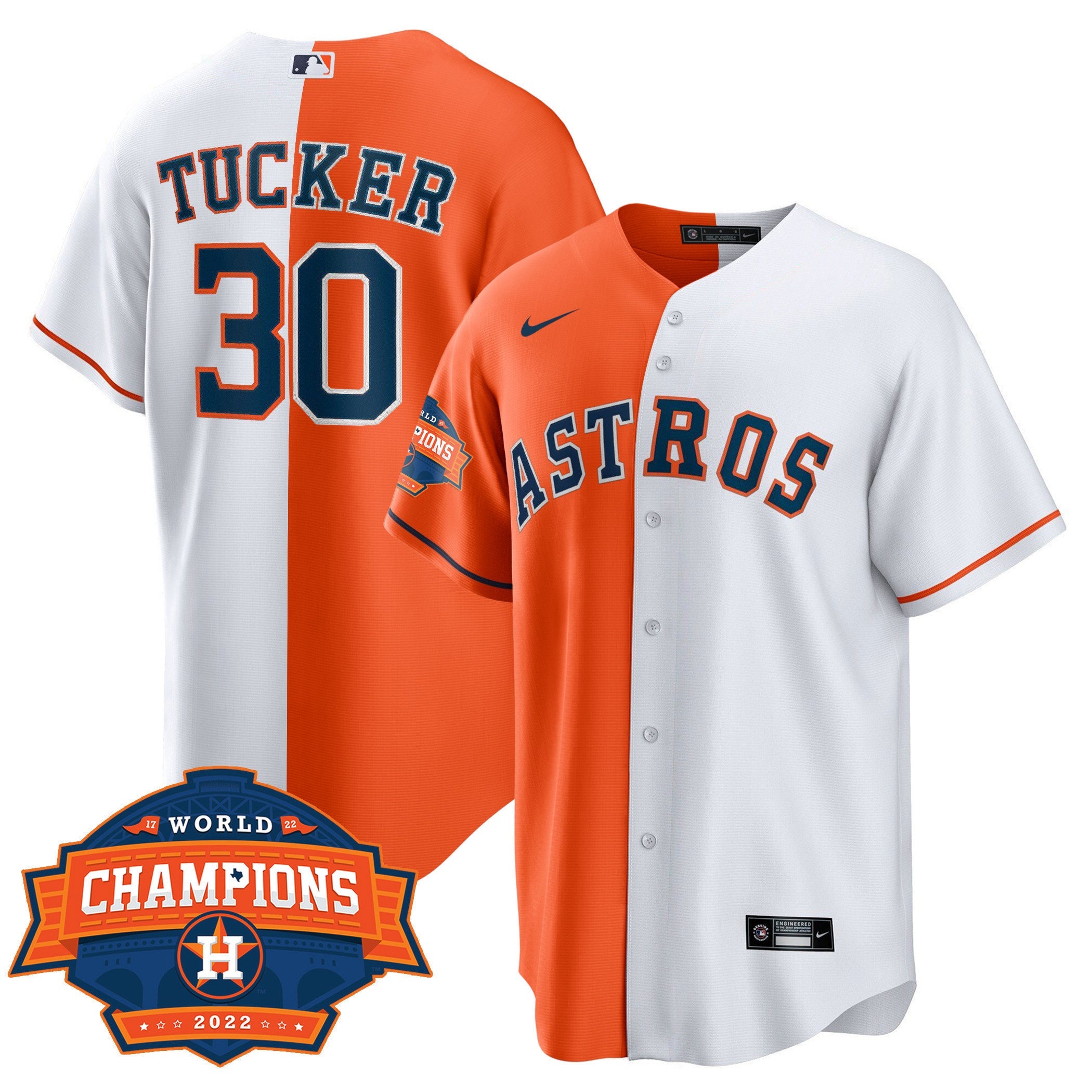 Men’s Houston Cool Base Split 2022 Champions Limited Player Jersey