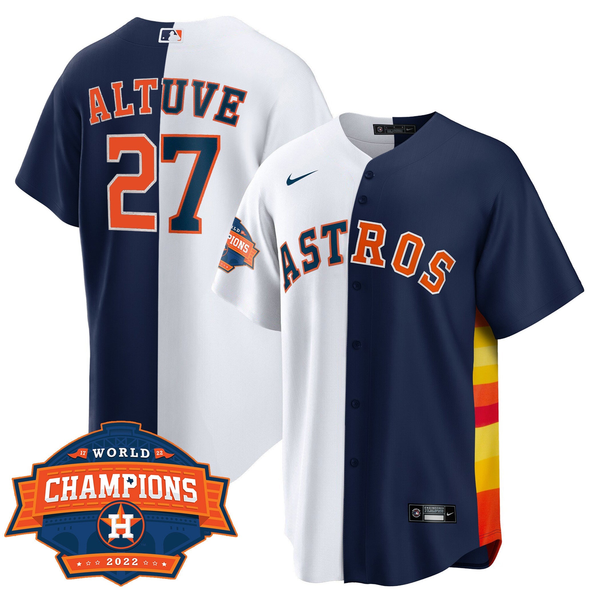 Men’s Houston Cool Base Split 2022 Champions Limited Player Jersey